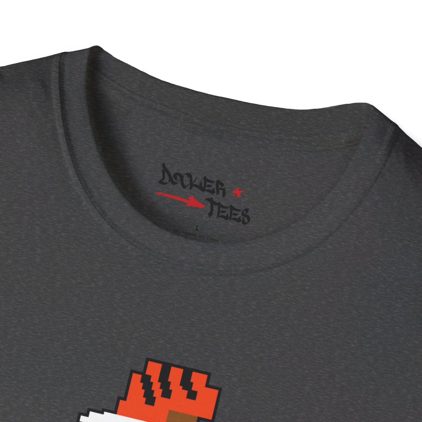 8-Bit Retro Cincinnati Football Unisex Softstyle T-Shirt