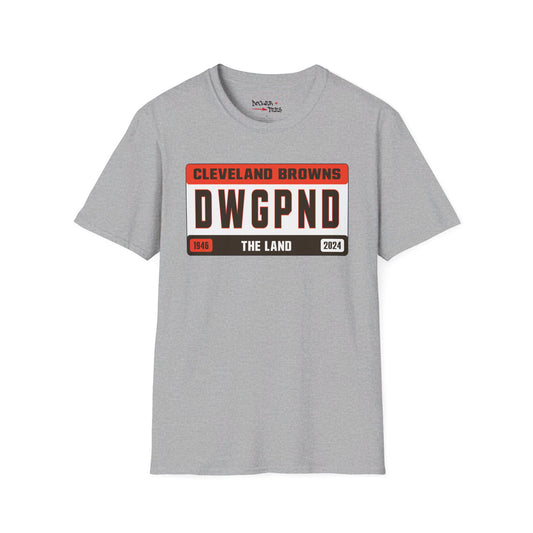 Cleveland Brown License Plate T-Shirt