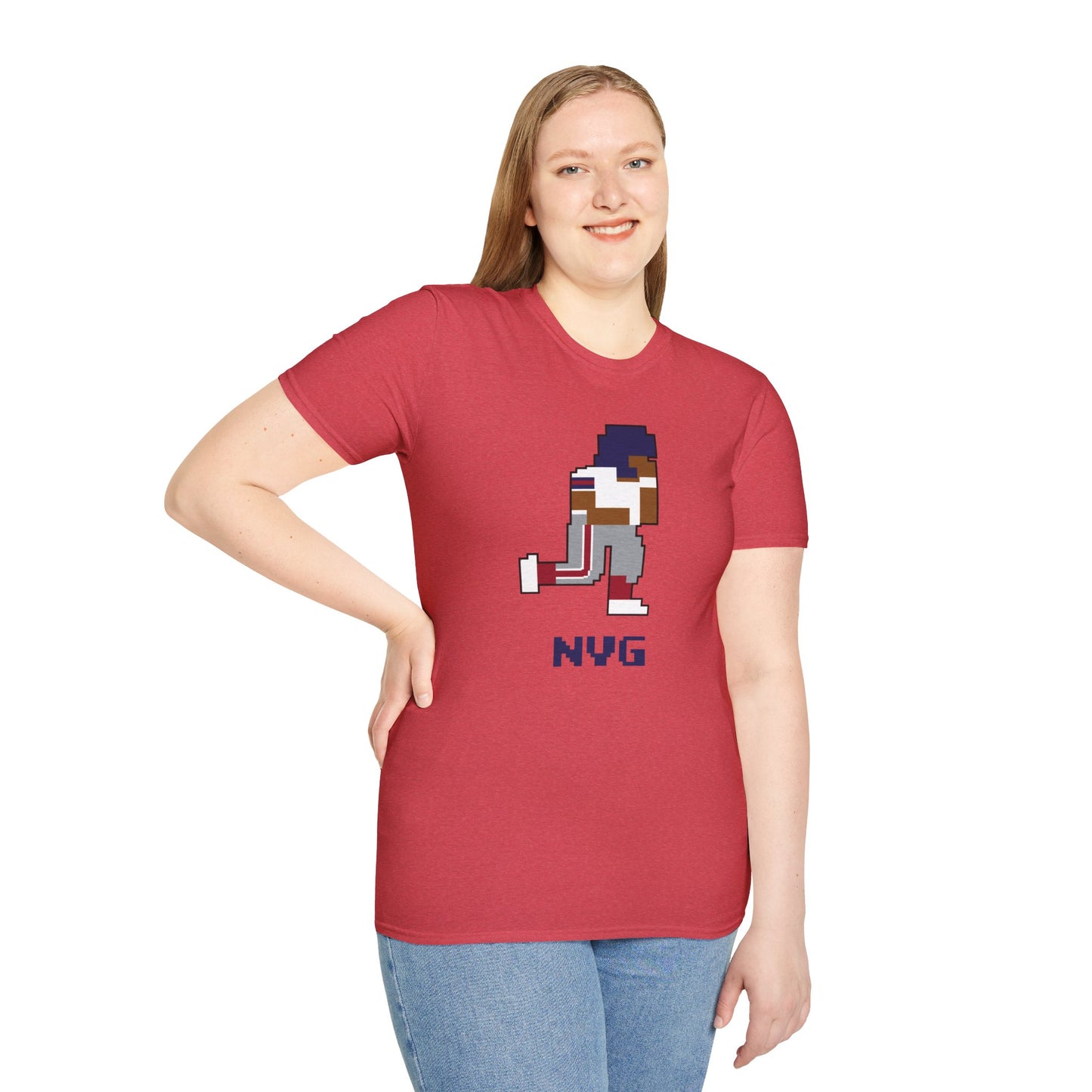 8-Bit Retro New York Giants Unisex Softstyle T-Shirt