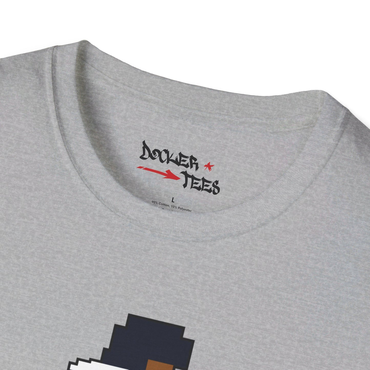 8-Bit Retro Chicago Football Unisex Softstyle T-Shirt