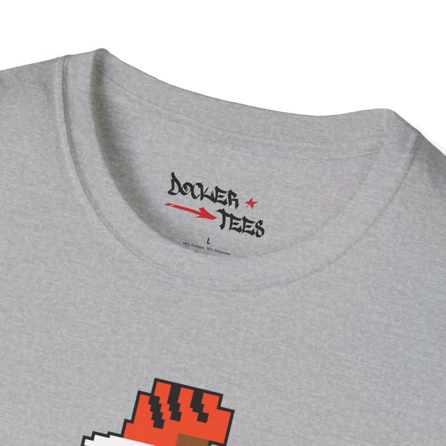 8-Bit Retro Cincinnati Football Unisex Softstyle T-Shirt