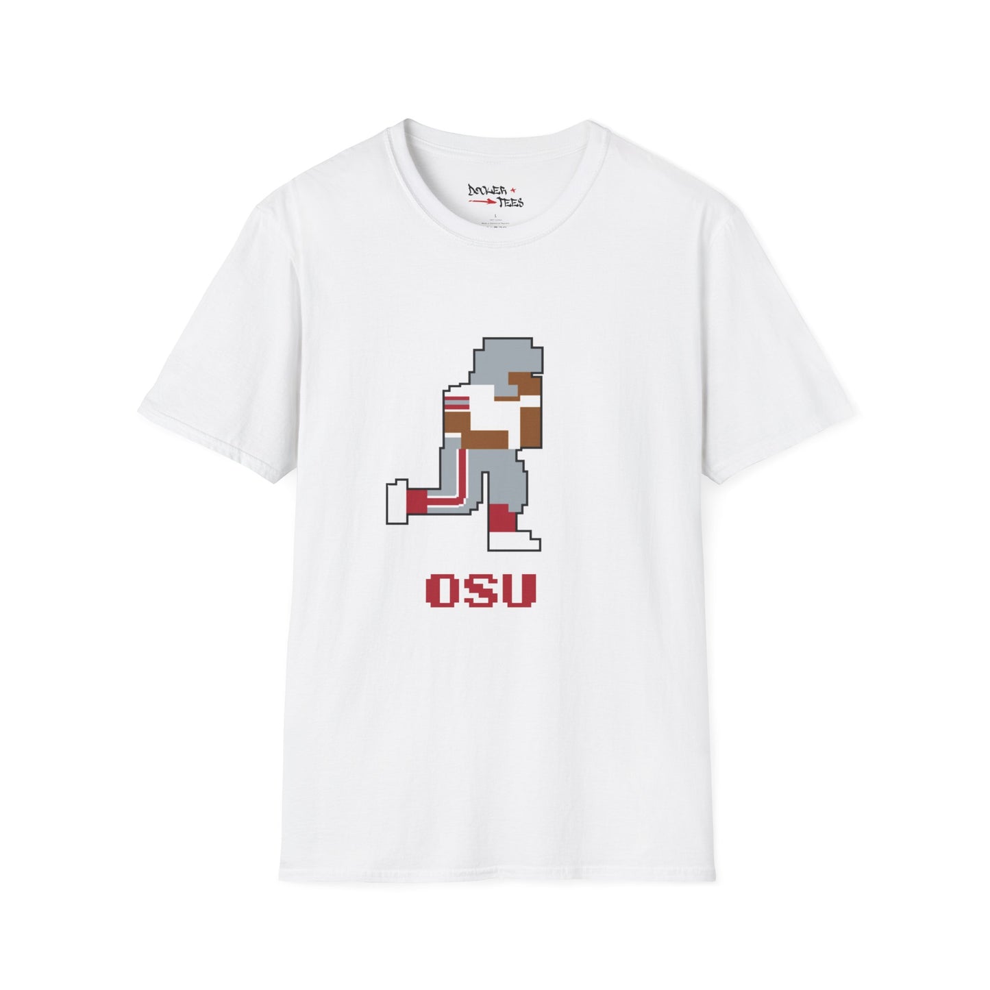 8-Bit Retro Ohio State Football Unisex Softstyle T-Shirt