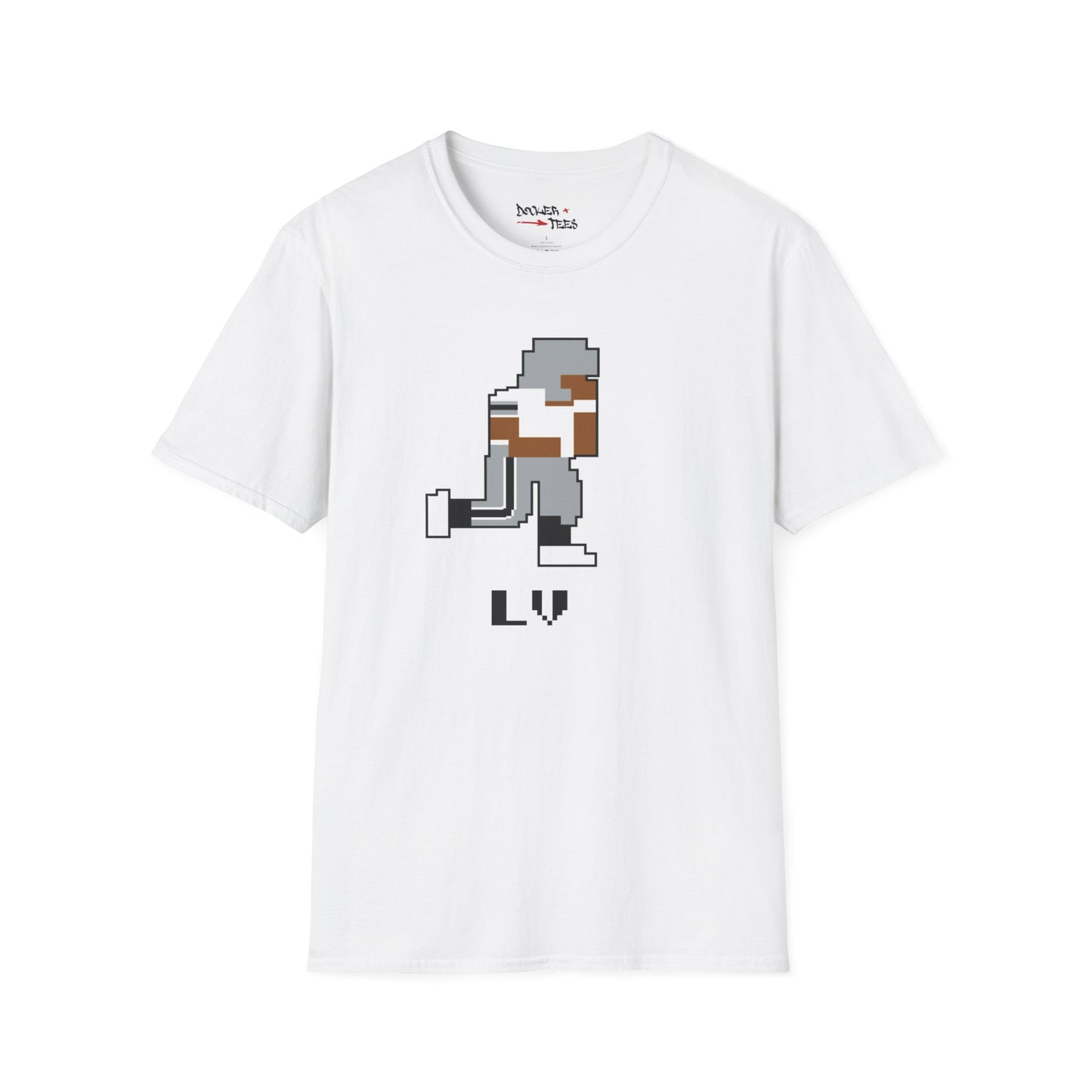 8-Bit Retro Las Vegas Raiders Unisex Softstyle T-Shirt