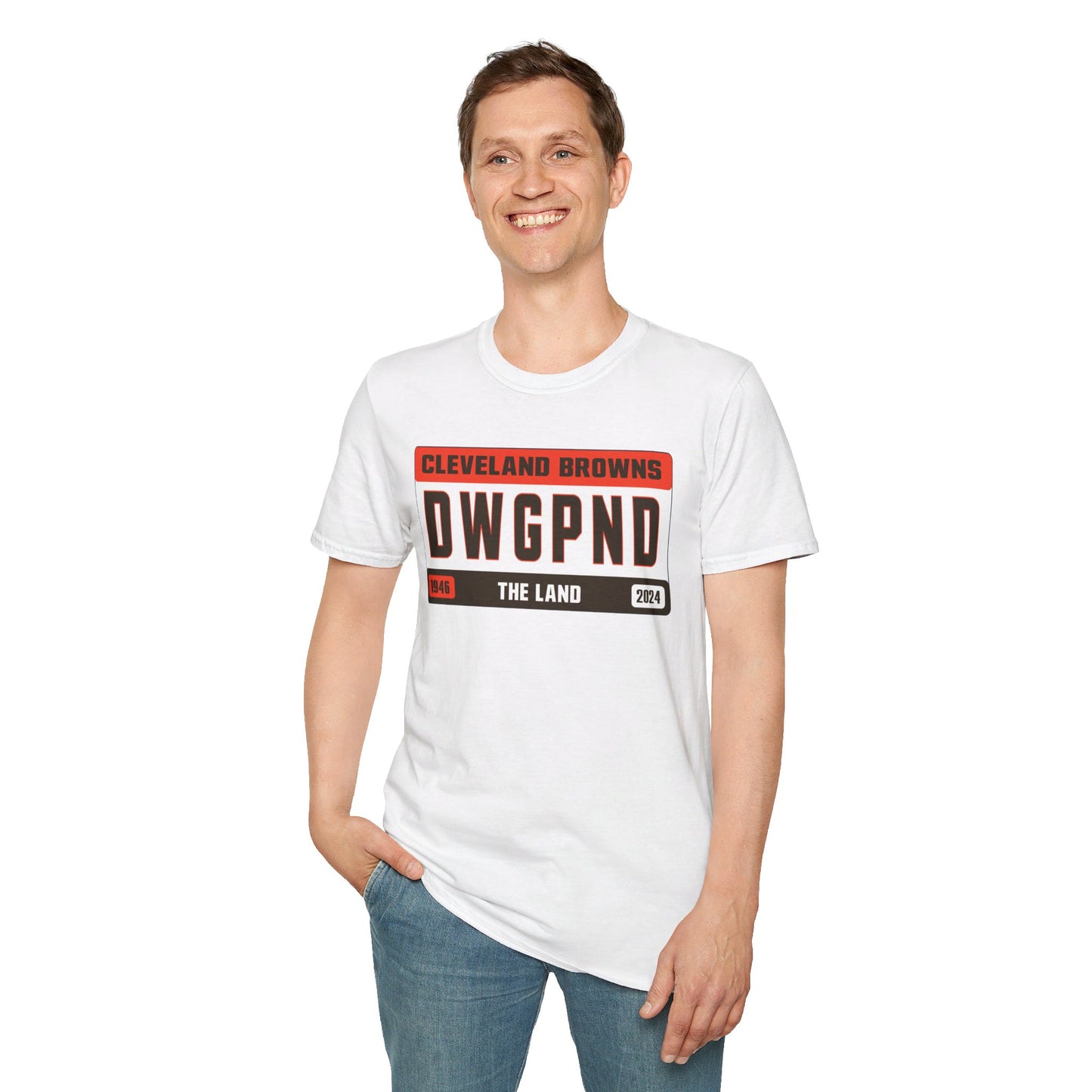 Cleveland Brown License Plate T-Shirt