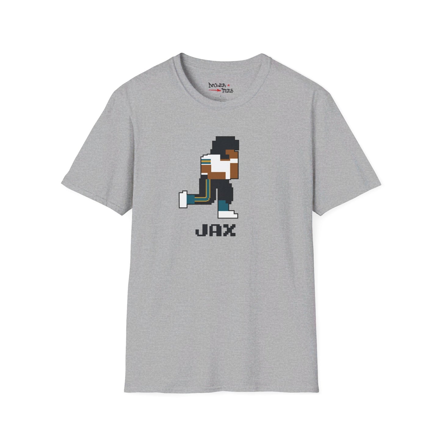 8-Bit Retro Jacksonville Football Unisex Softstyle T-Shirt