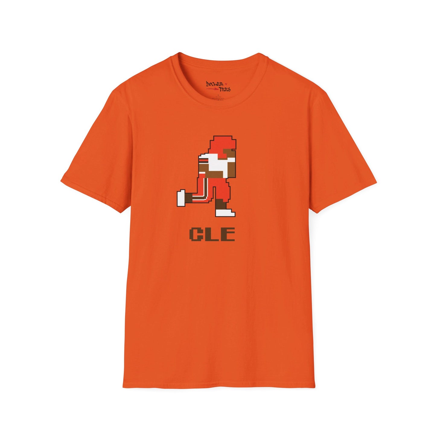 8-Bit Retro Cleveland Browns Unisex Softstyle T-Shirt