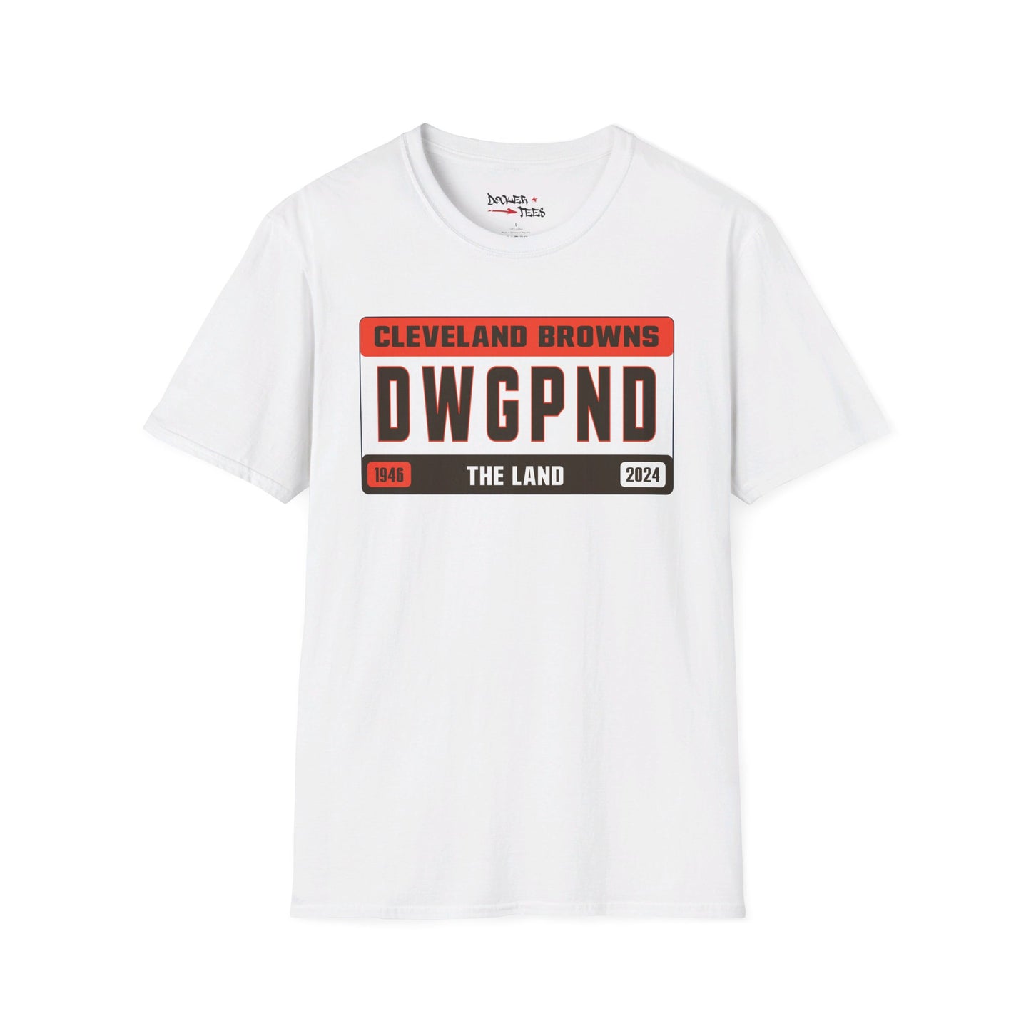 Cleveland Brown License Plate T-Shirt