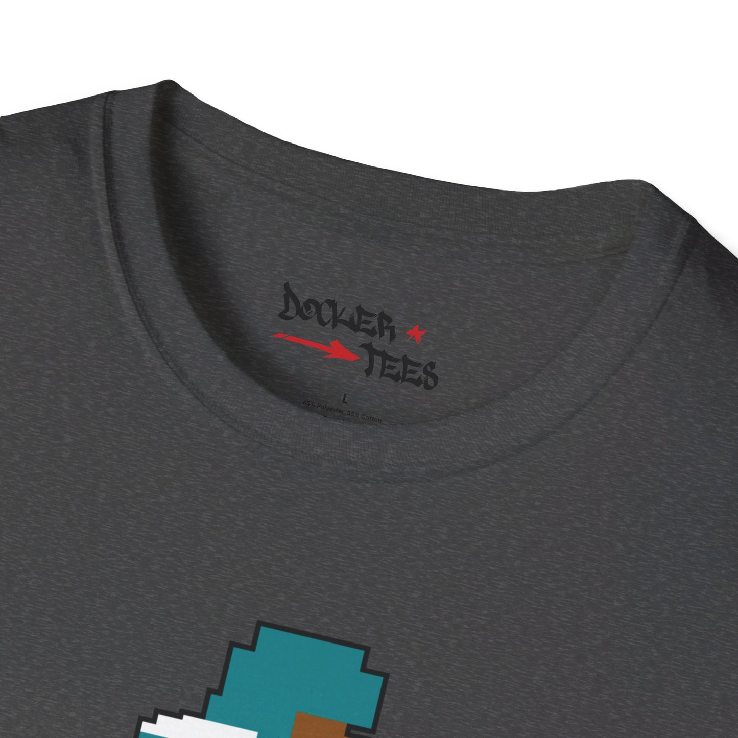 8-Bit Retro Miami Football Unisex Softstyle T-Shirt