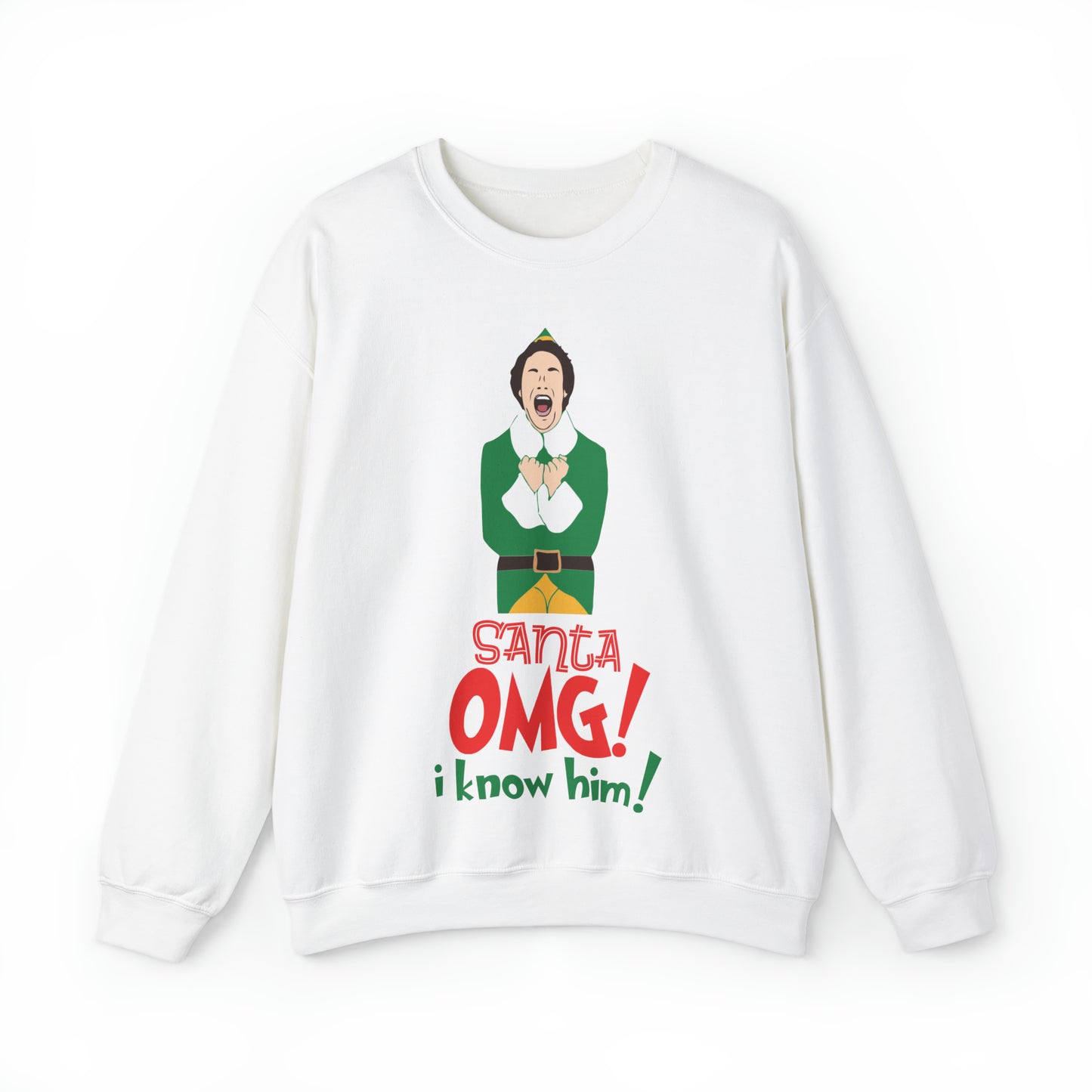 Elf - OMG Crewneck Sweatshirt