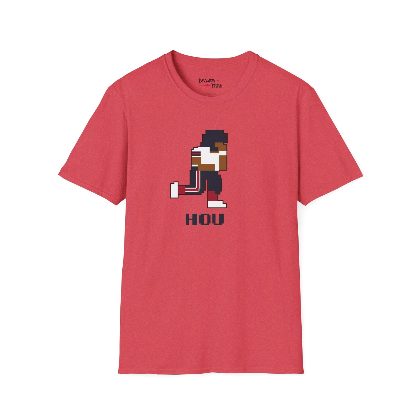 8-Bit Retro Houston Football Unisex Softstyle T-Shirt