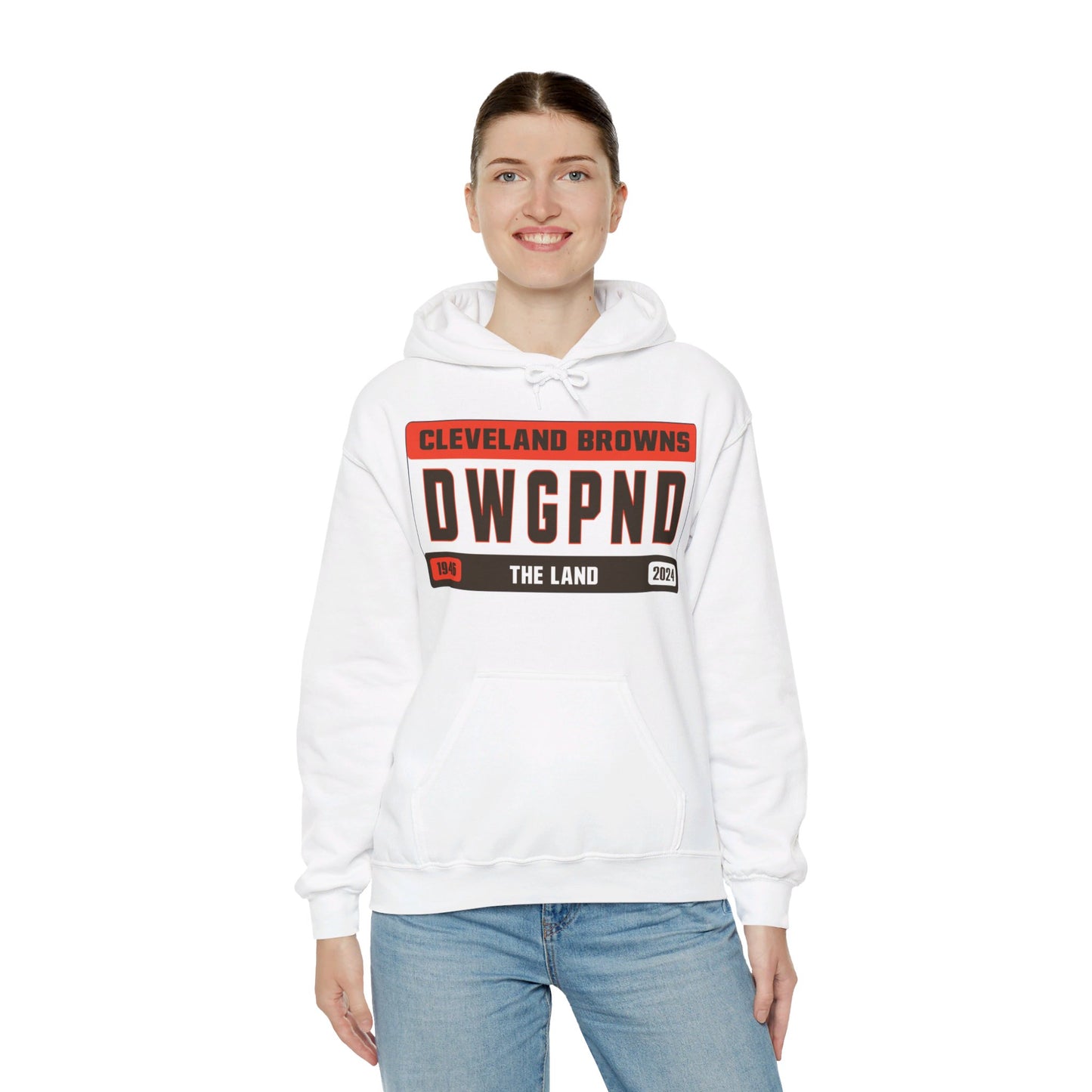 Cleveland Browns License Plate Hoodie