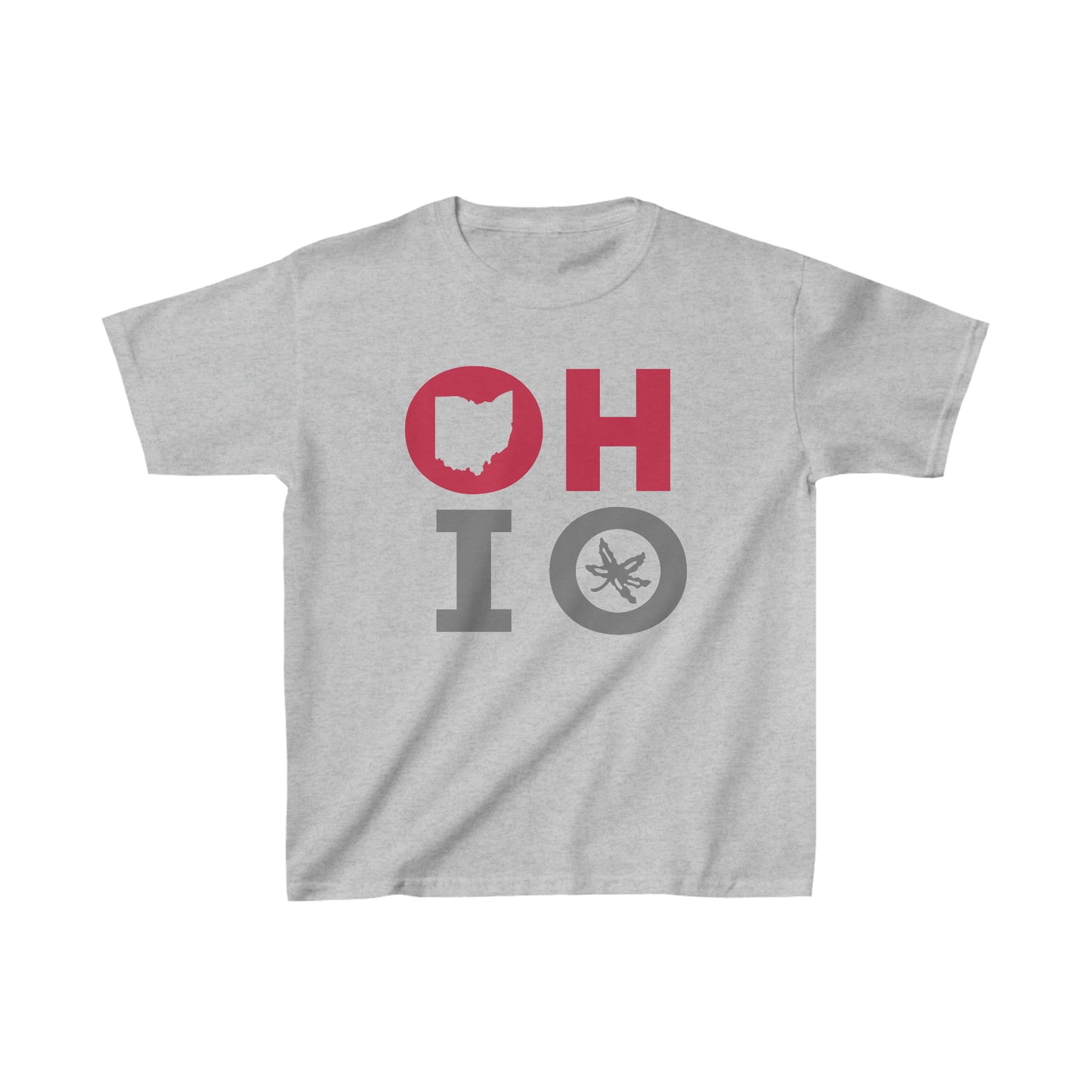 Ohio State Scarlet and Gray Youth T-shirt