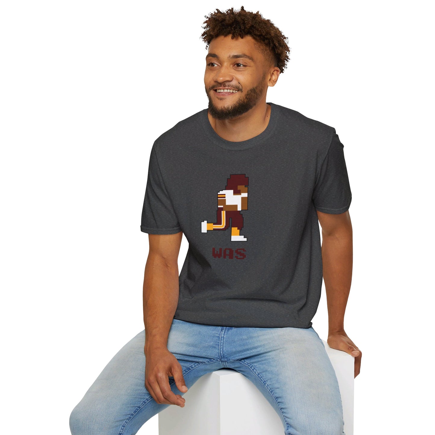 8-Bit Retro Washington Commanders Unisex Softstyle T-Shirt