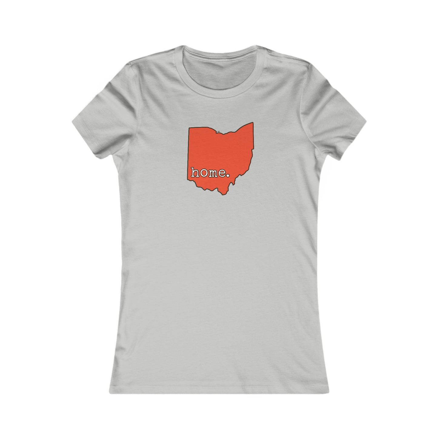 Ohio Home - Orange and Brown Women's Favorite Tee