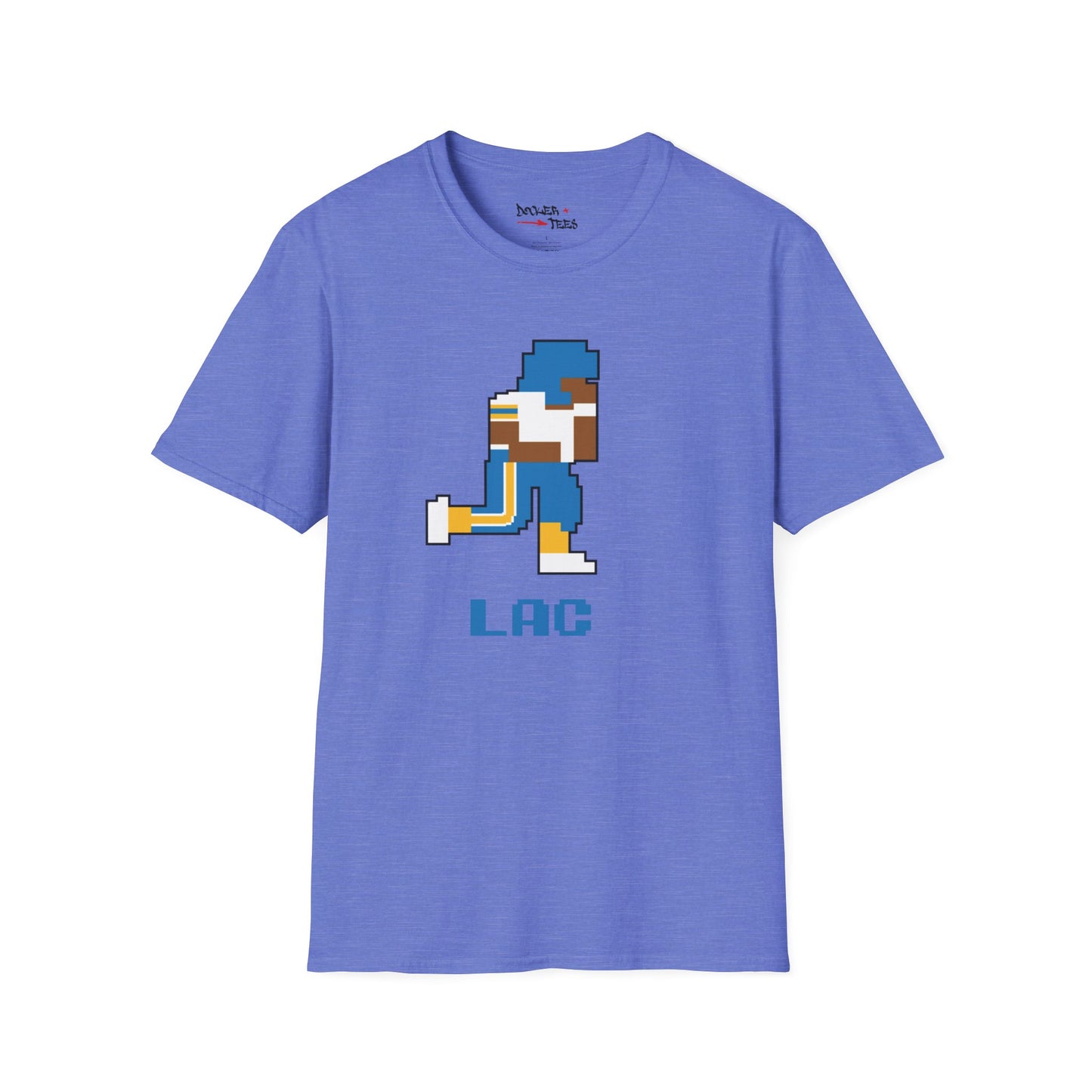 8-Bit Retro Los Angeles Chargers Unisex Softstyle T-Shirt