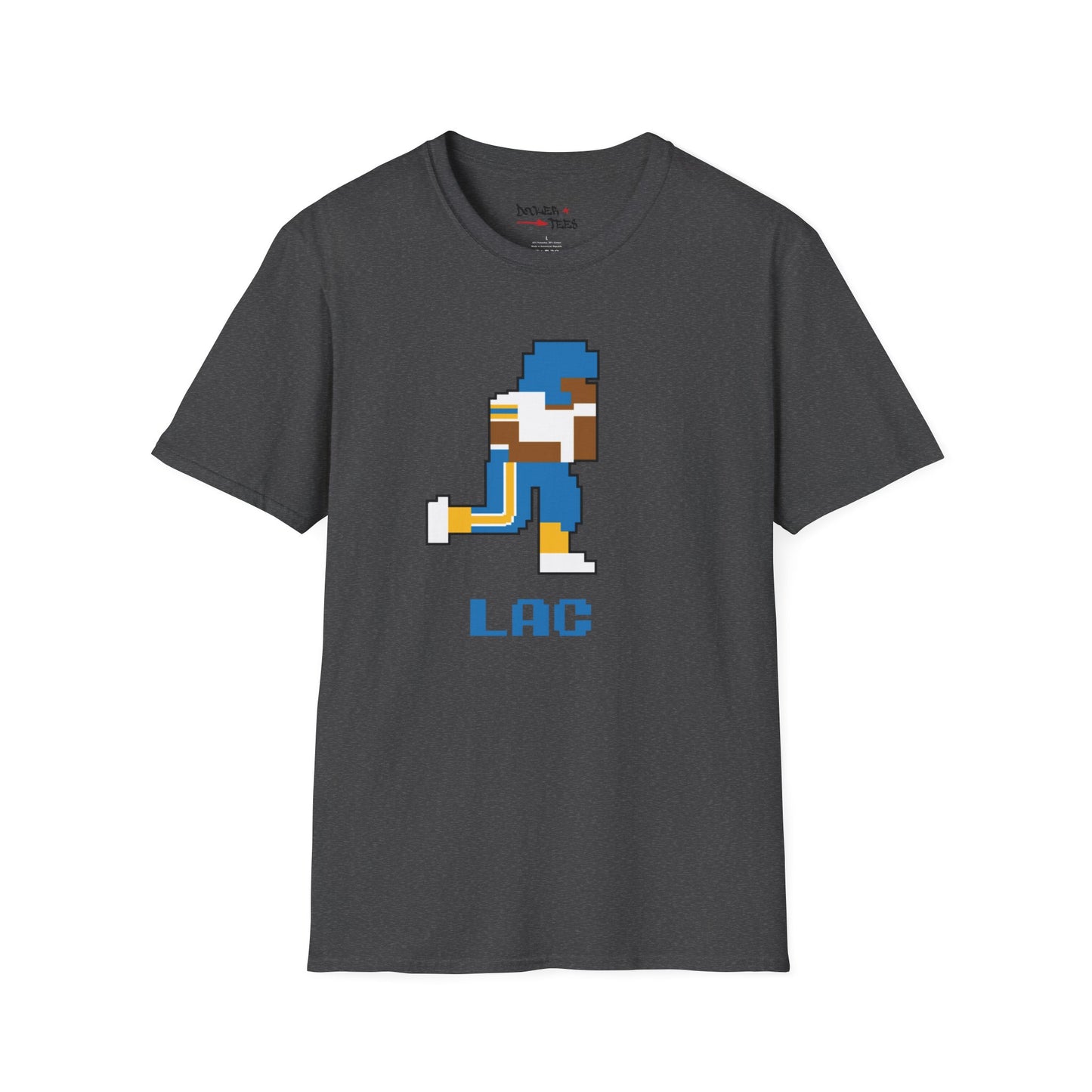 8-Bit Retro Los Angeles Chargers Unisex Softstyle T-Shirt