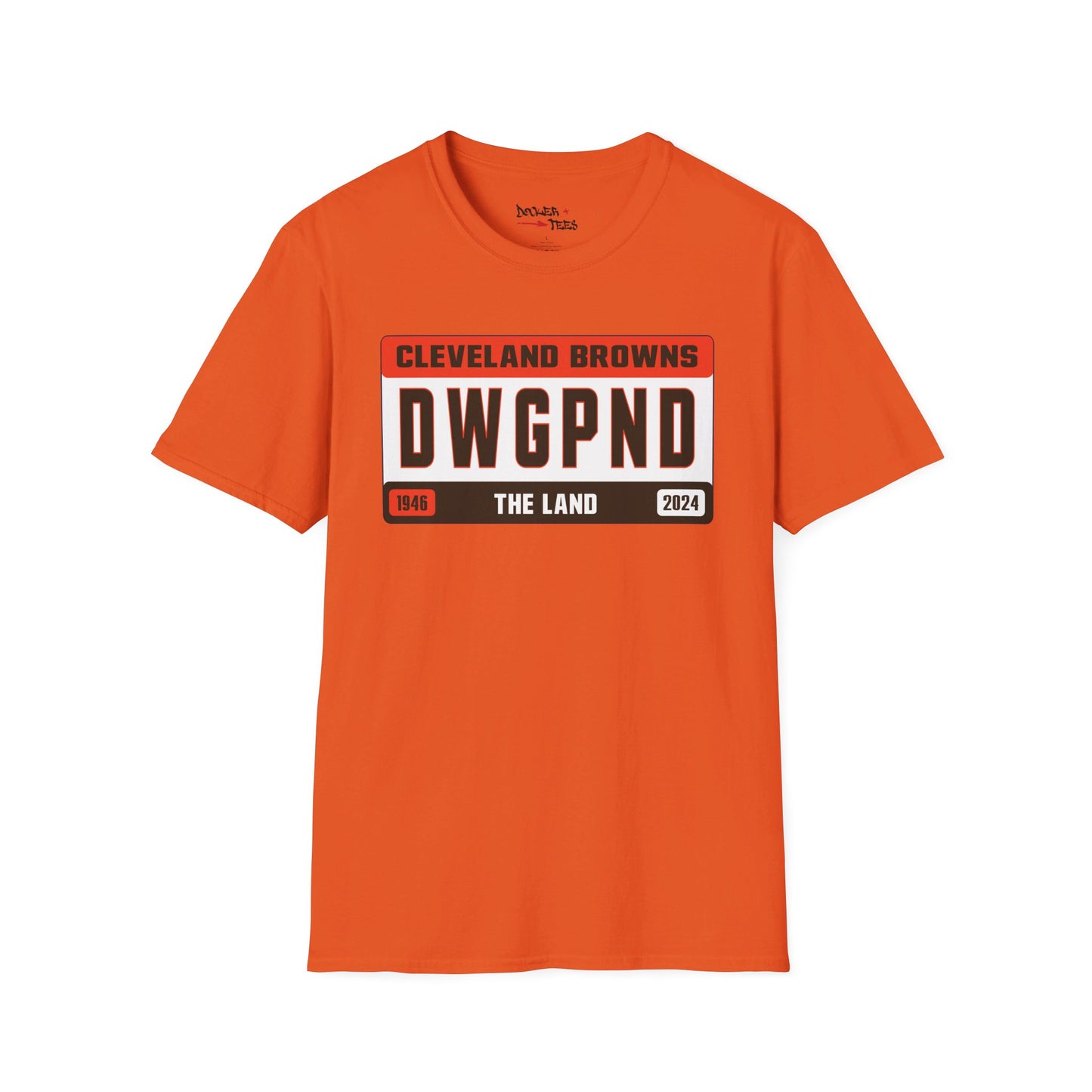 Cleveland Brown License Plate T-Shirt