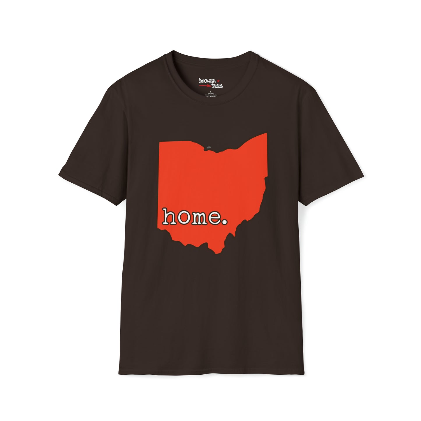 Ohio Home - Orange and Brown T-Shirt