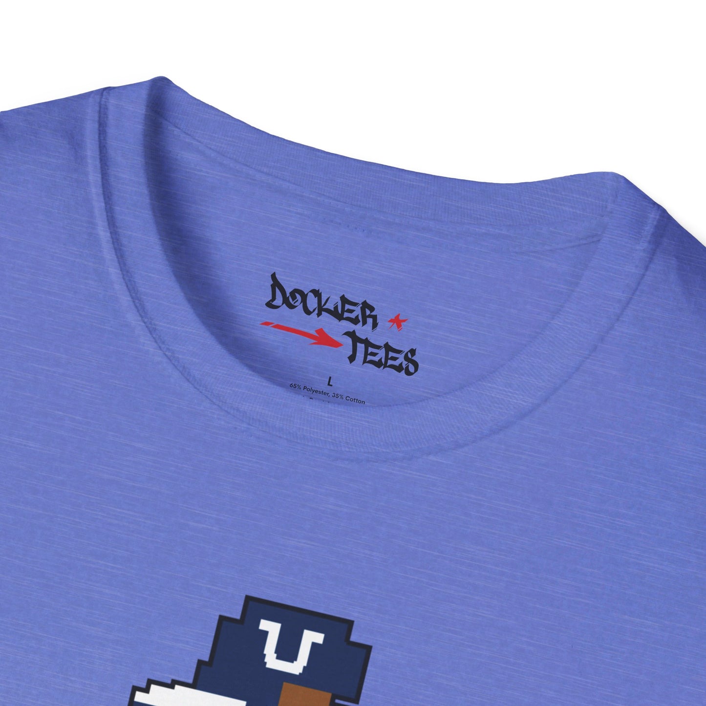 8-Bit Retro Indianapolis Football Unisex Softstyle T-Shirt