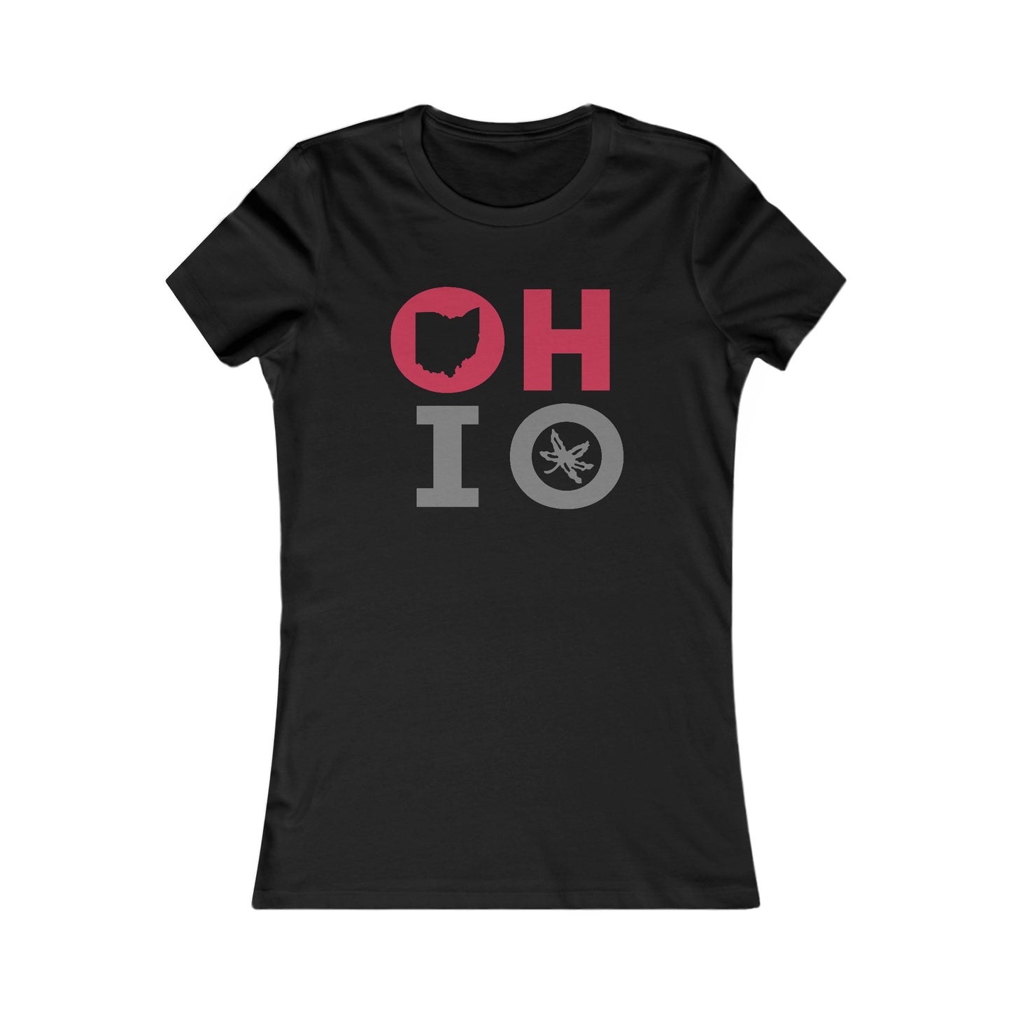 Ohio Scarlet and Gray Women's Favorite Tee