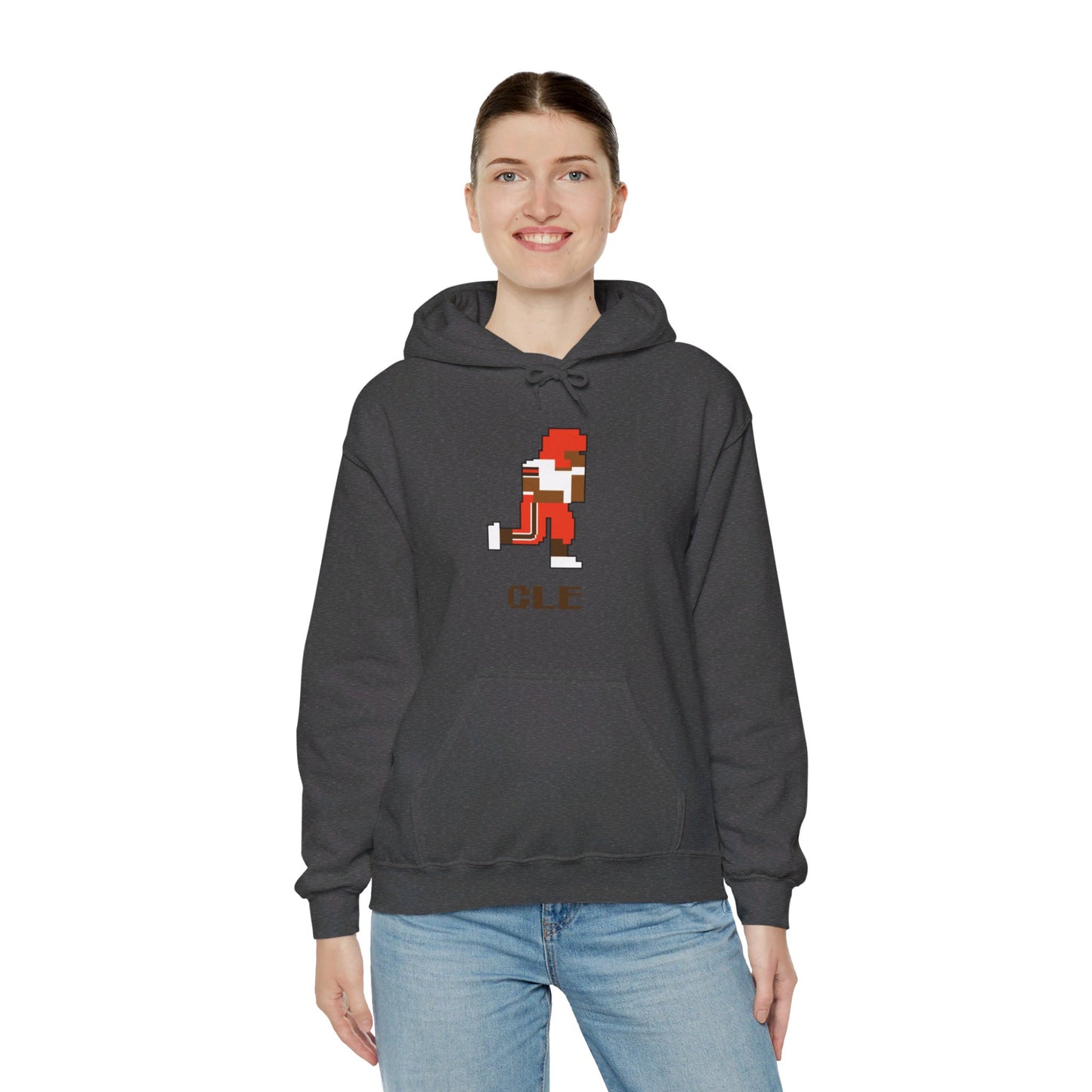 8-Bit Retro Cleveland Football Unisex Hoodie