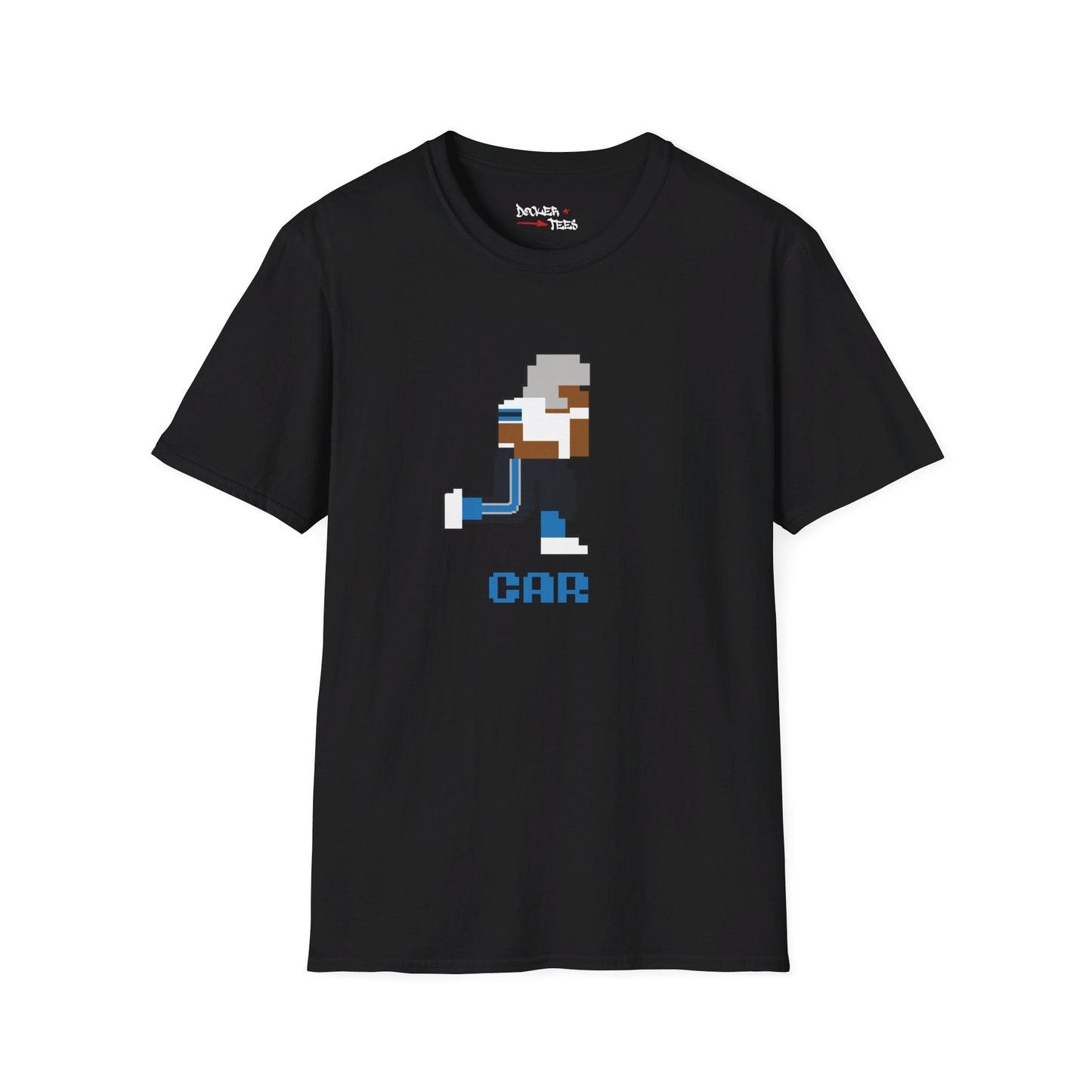 8-Bit Retro Carolina Football Unisex Softstyle T-Shirt