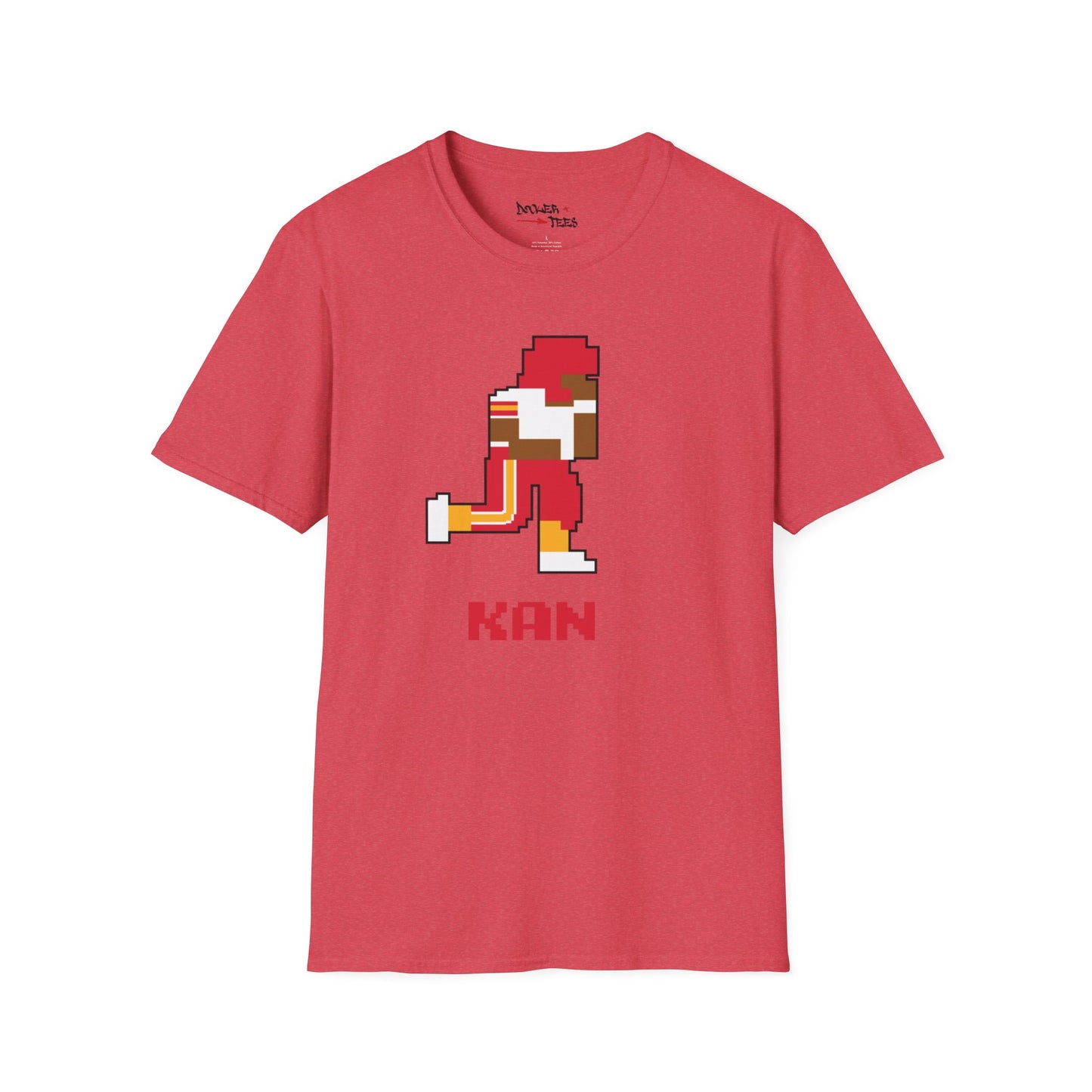 8-Bit Retro Kansas City Chiefs Unisex Softstyle T-Shirt