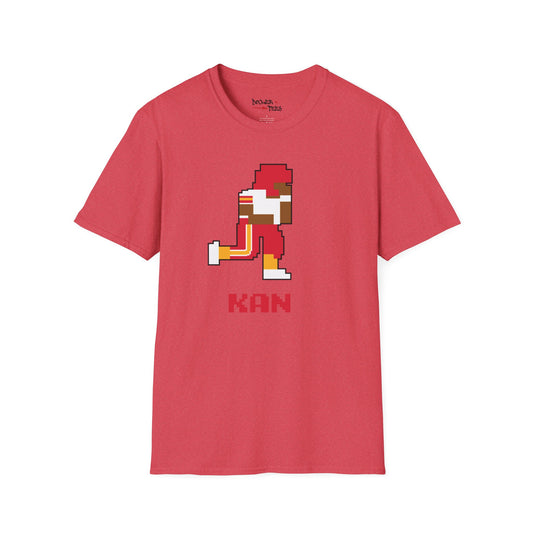 8-Bit Retro Kansas City Chiefs Unisex Softstyle T-Shirt