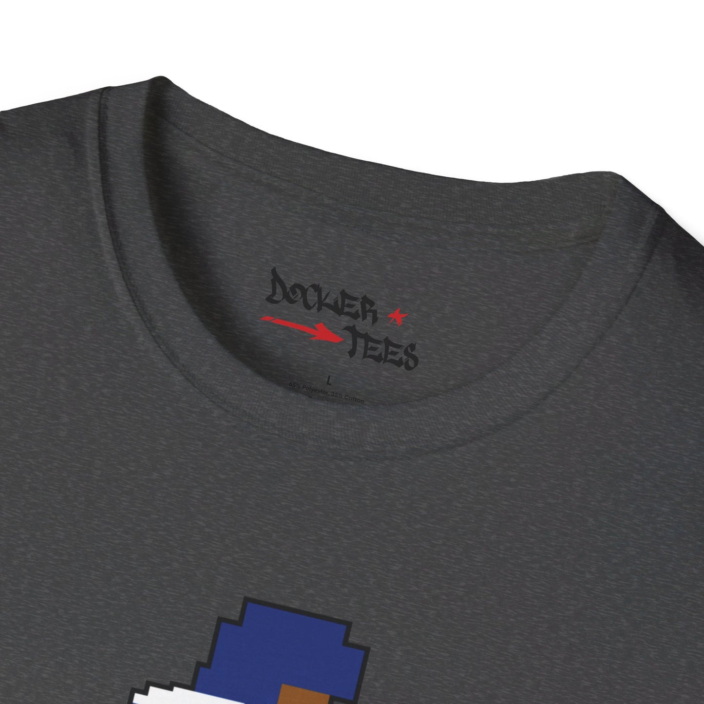 8-Bit Retro Buffalo Football Unisex Softstyle T-Shirt