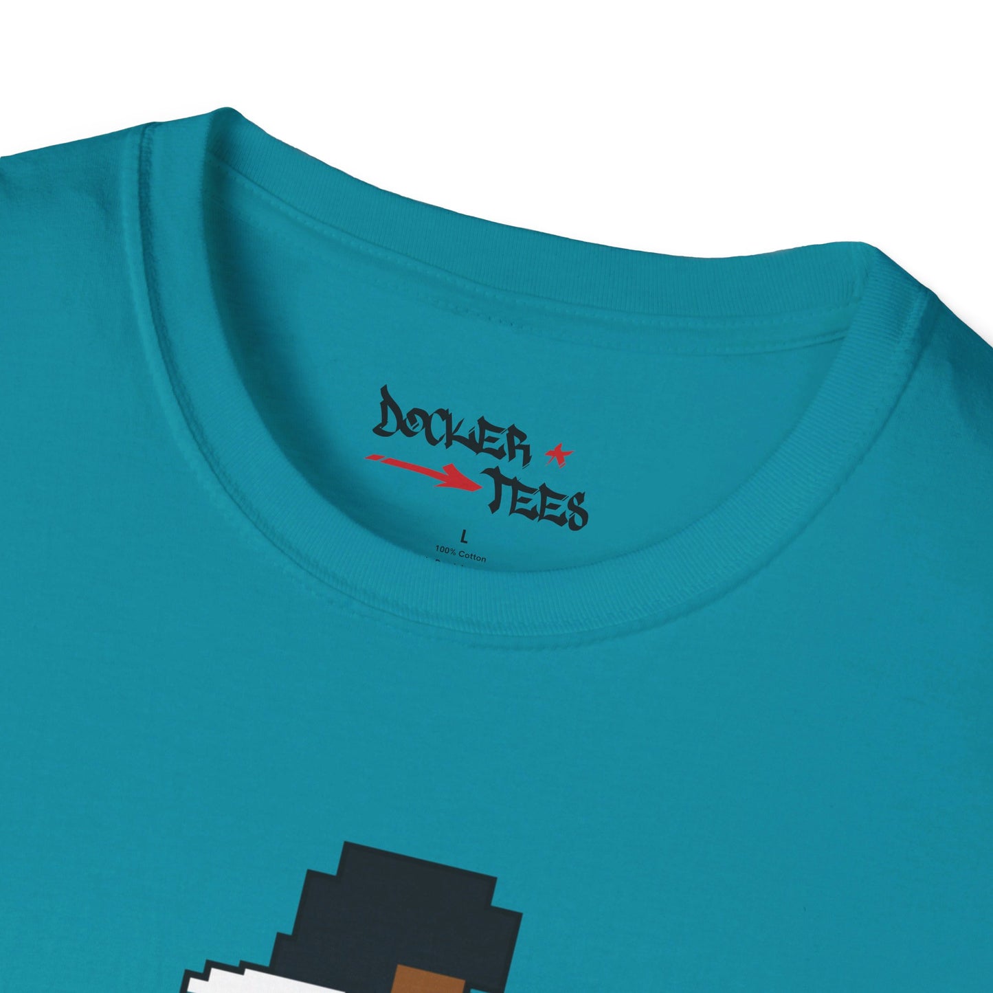 8-Bit Retro Jacksonville Football Unisex Softstyle T-Shirt