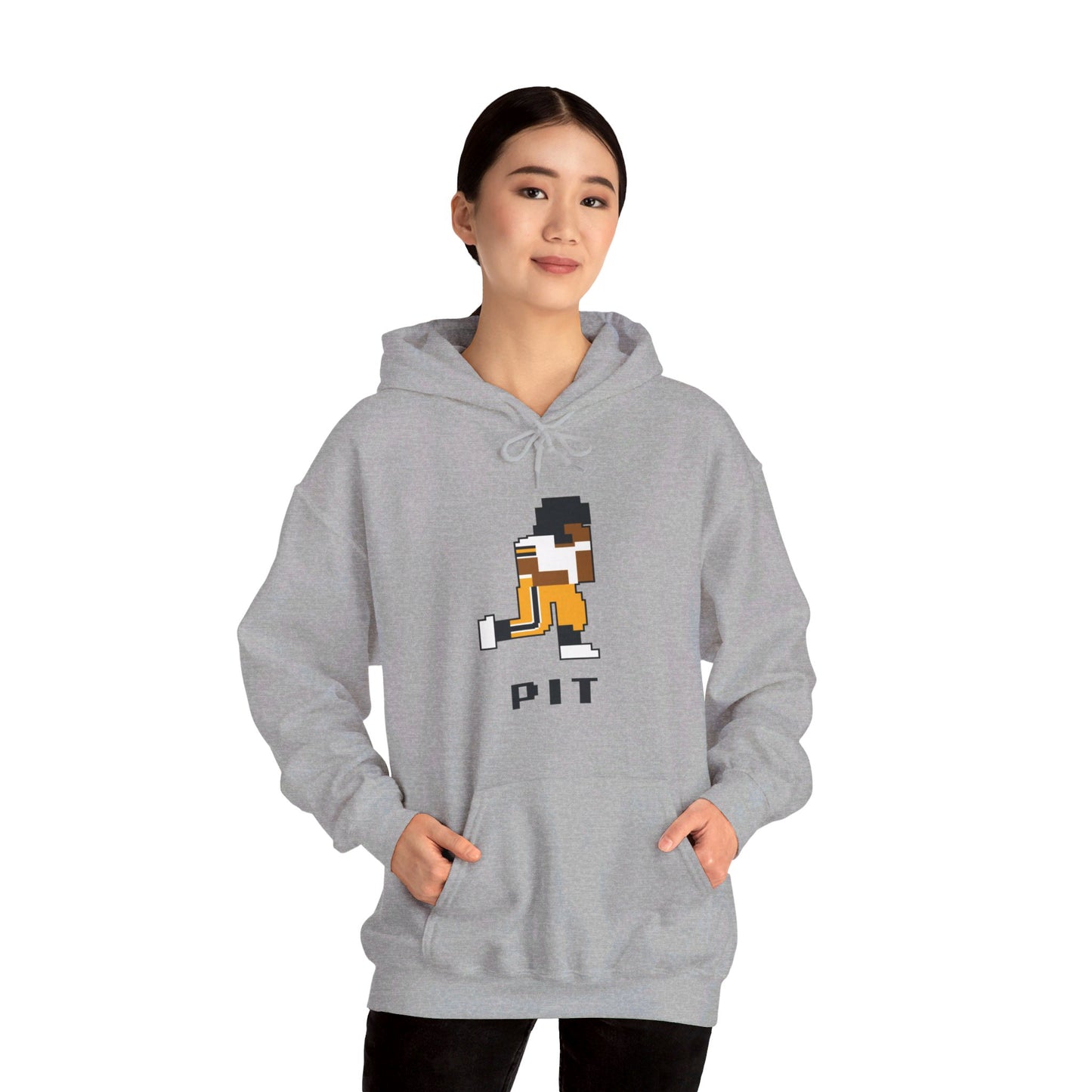 8-Bit Retro Pittsburgh Football Unisex Hoodie