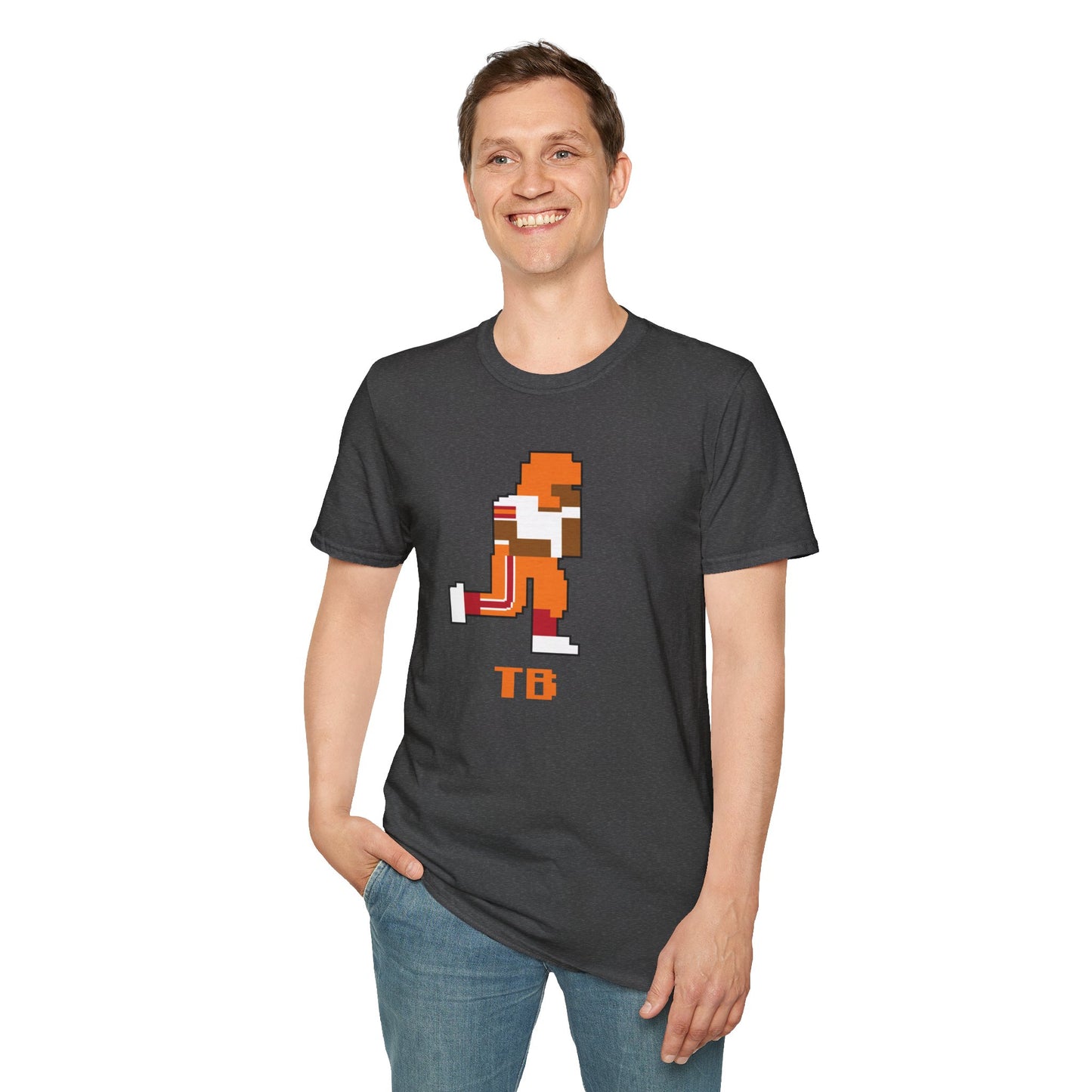 8-Bit Retro Tampa Bay Buccaneers Unisex Softstyle T-Shirt