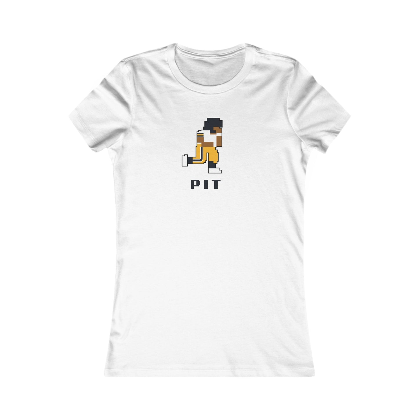 8-Bit Retro Football - Pittsburgh Steelers Women's Favorite Tee