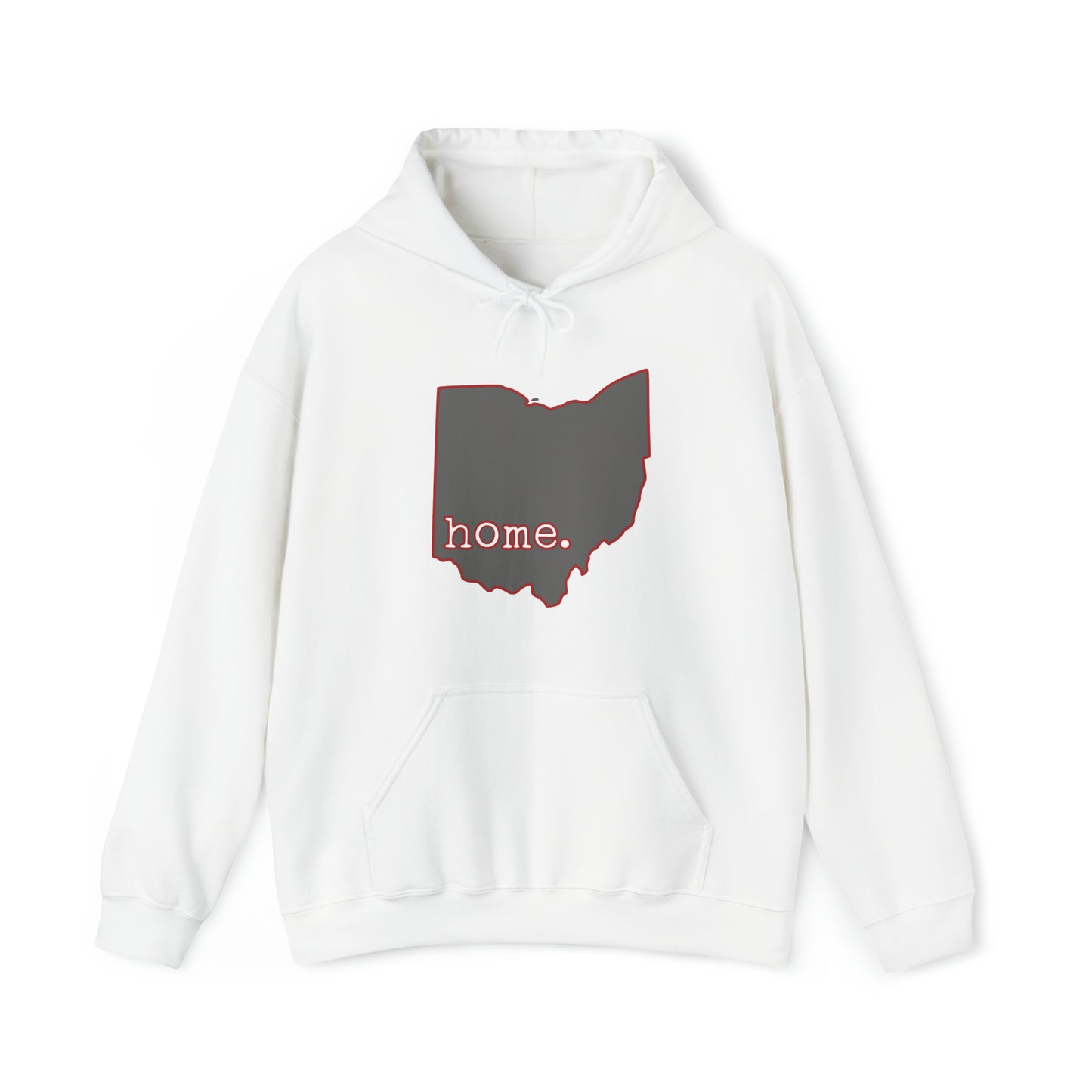 Ohio Home - Scarlet and Gray Hooded Sweatshirt