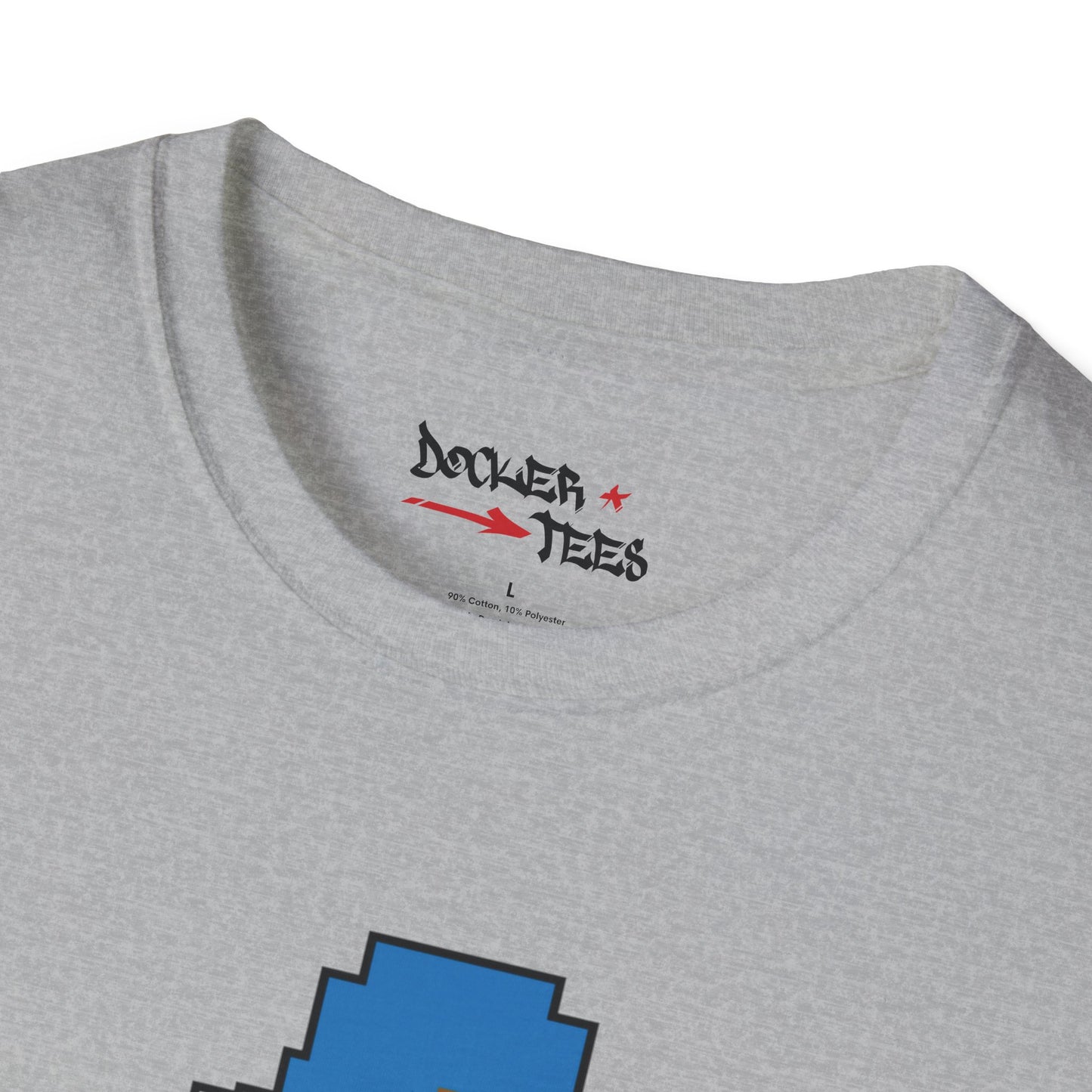 8-Bit Retro Los Angeles Chargers Unisex Softstyle T-Shirt