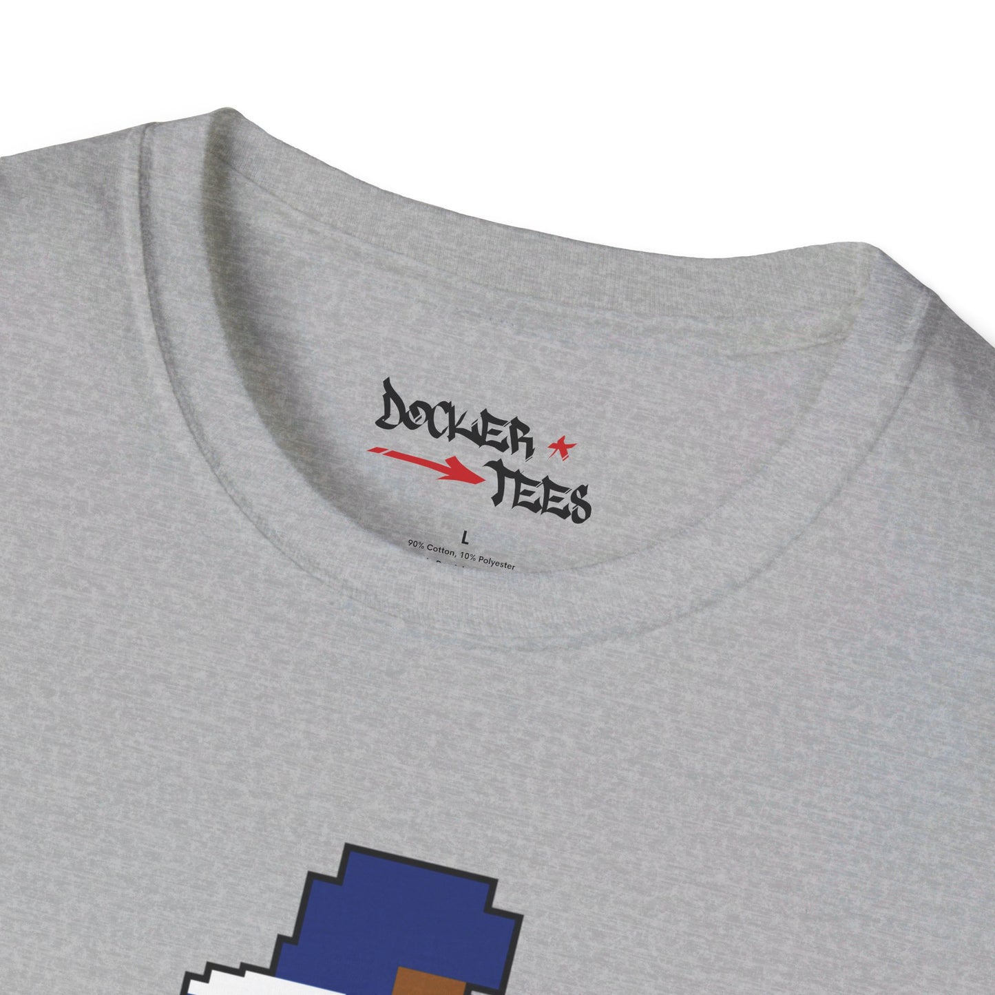 8-Bit Retro Buffalo Football Unisex Softstyle T-Shirt