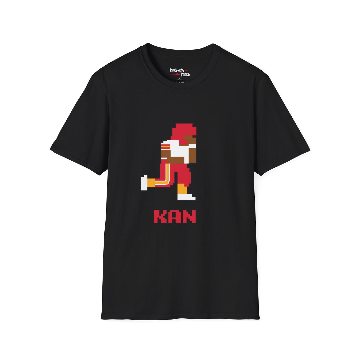 8-Bit Retro Kansas City Chiefs Unisex Softstyle T-Shirt