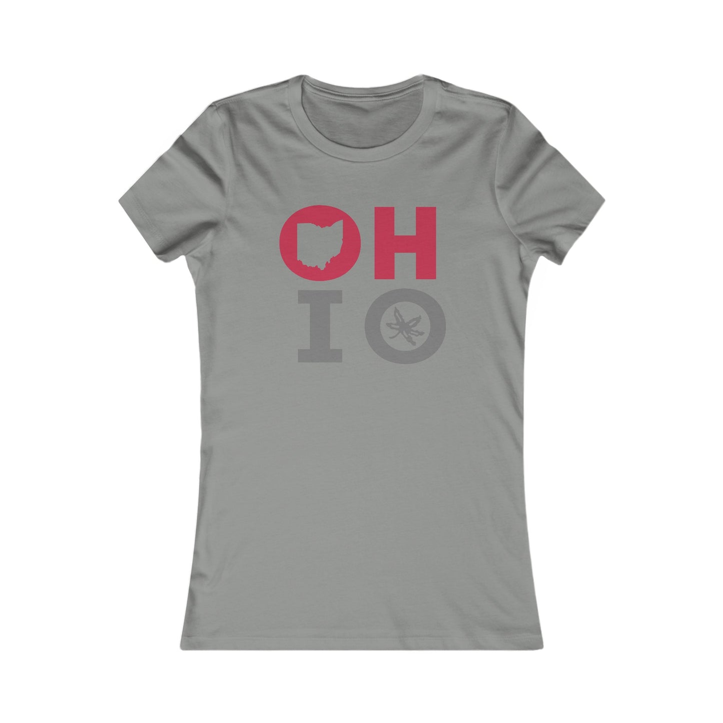 Ohio Scarlet and Gray Women's Favorite Tee