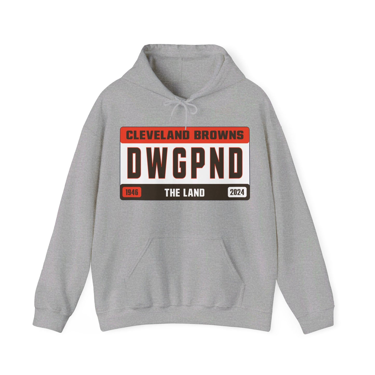 Cleveland Browns License Plate Hoodie