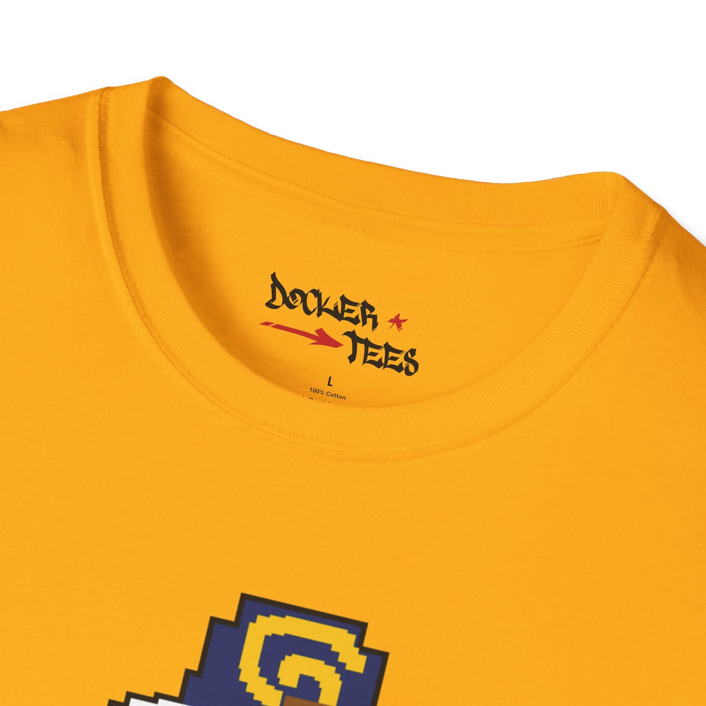 8-Bit Retro Los Angeles Rams Unisex Softstyle T-Shirt