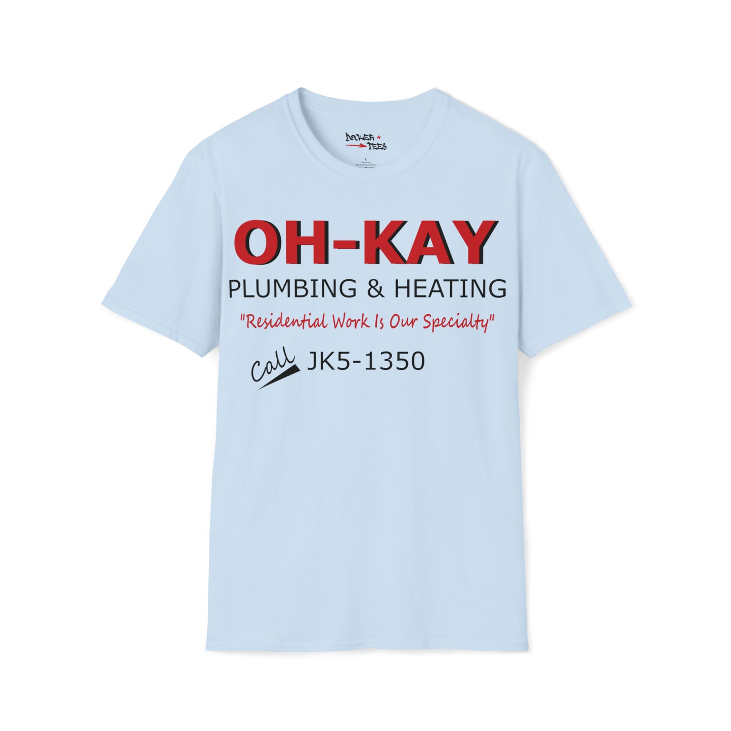 Home Alone - Oh-Kay Plumbing T-shirt