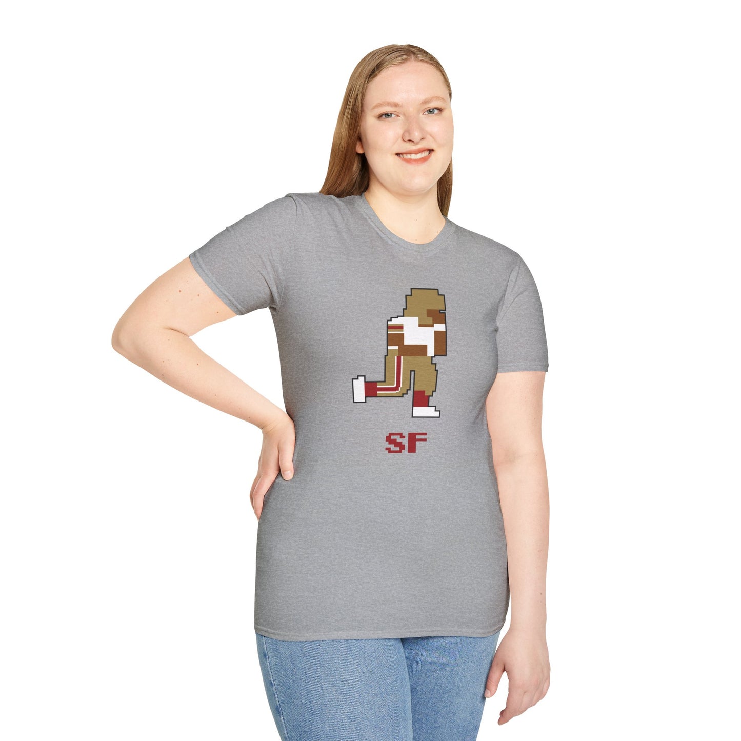 8-Bit Retro San Francisco 49ers Unisex Softstyle T-Shirt