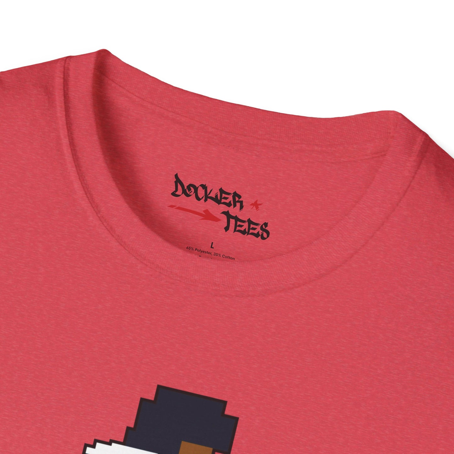 8-Bit Retro Houston Football Unisex Softstyle T-Shirt