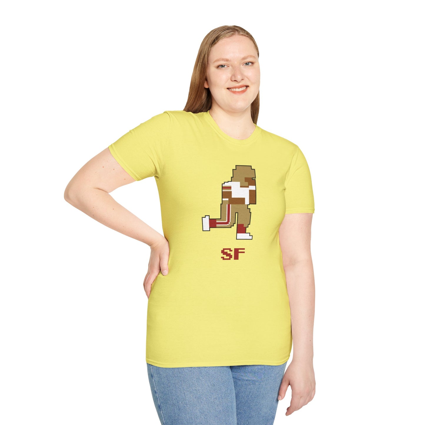 8-Bit Retro San Francisco 49ers Unisex Softstyle T-Shirt