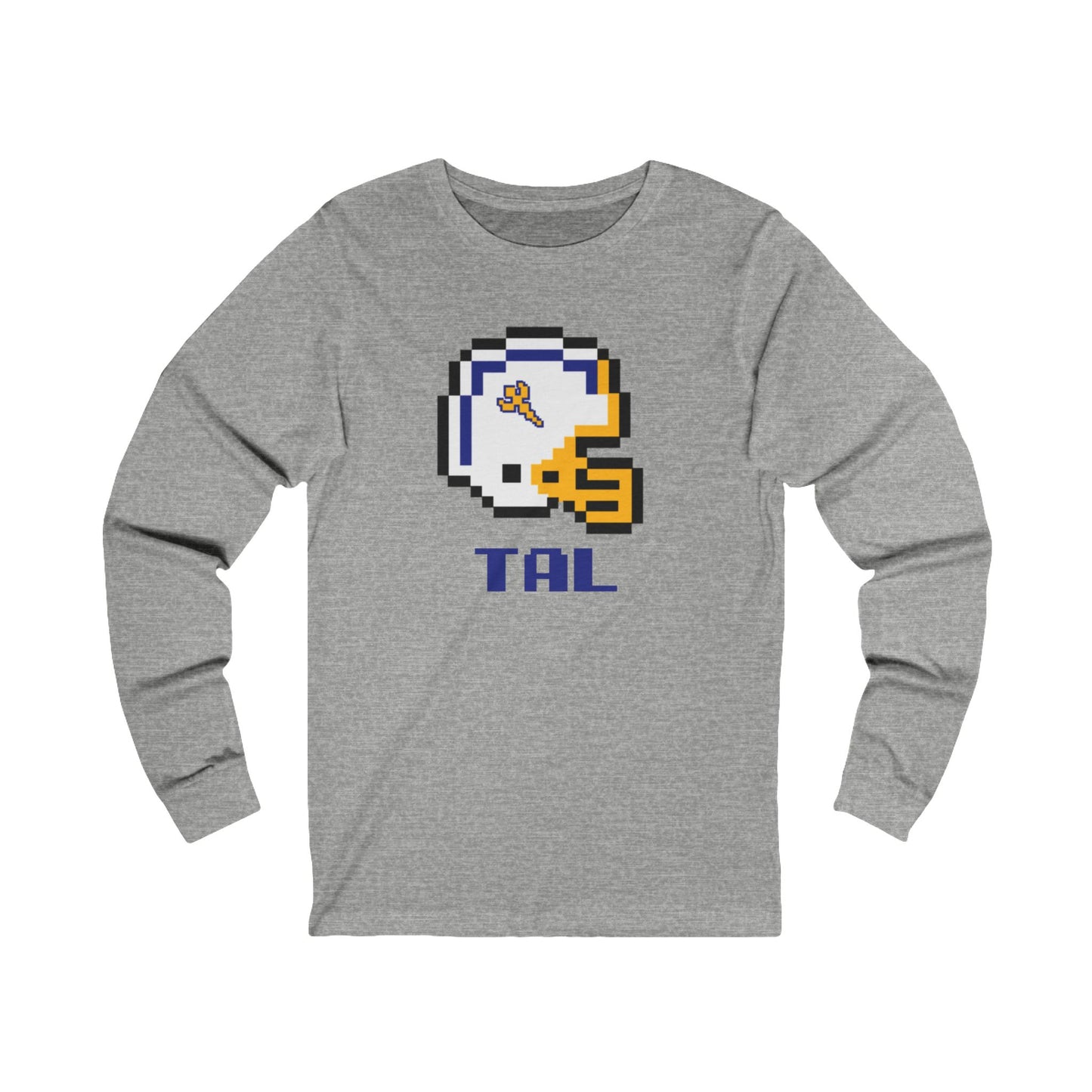 8-Bit Retro Tallmadge Helmet Unisex Long Sleeve Tee