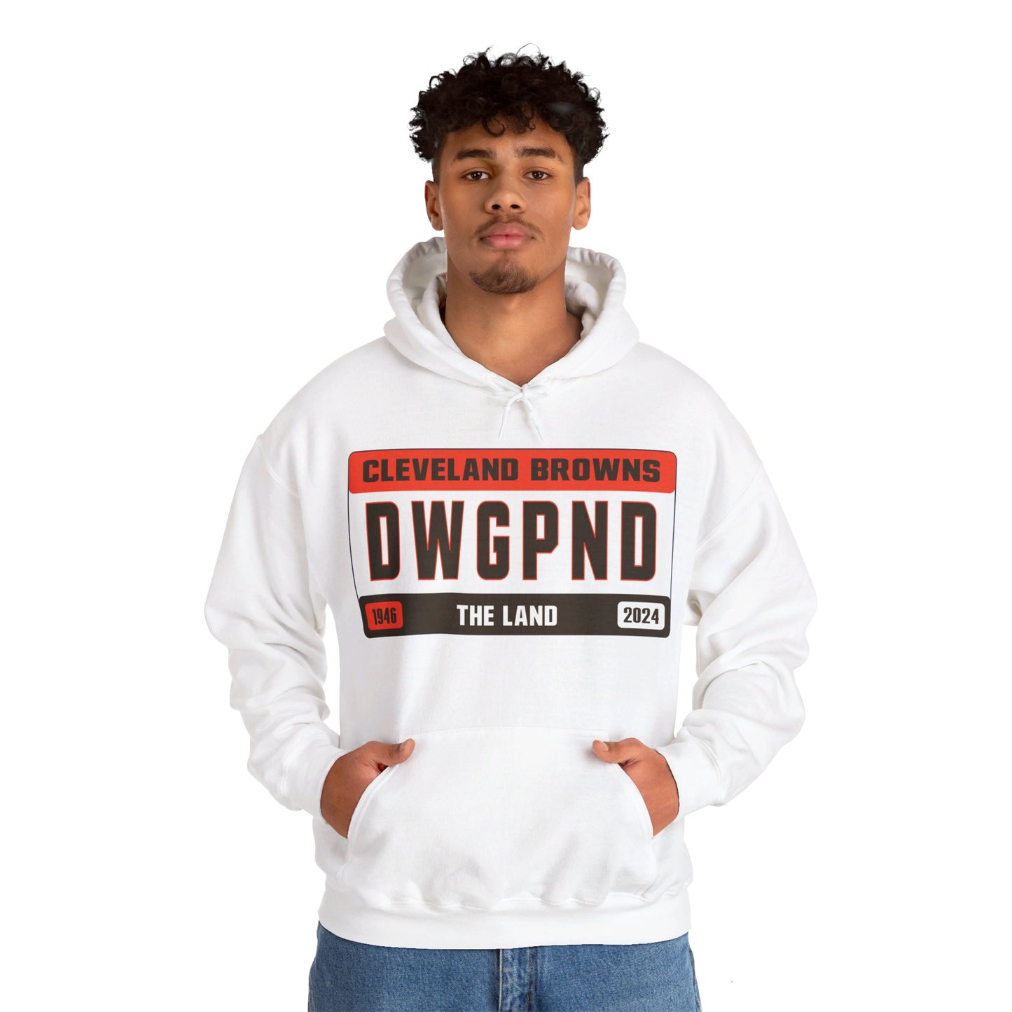 Cleveland Browns License Plate Hoodie