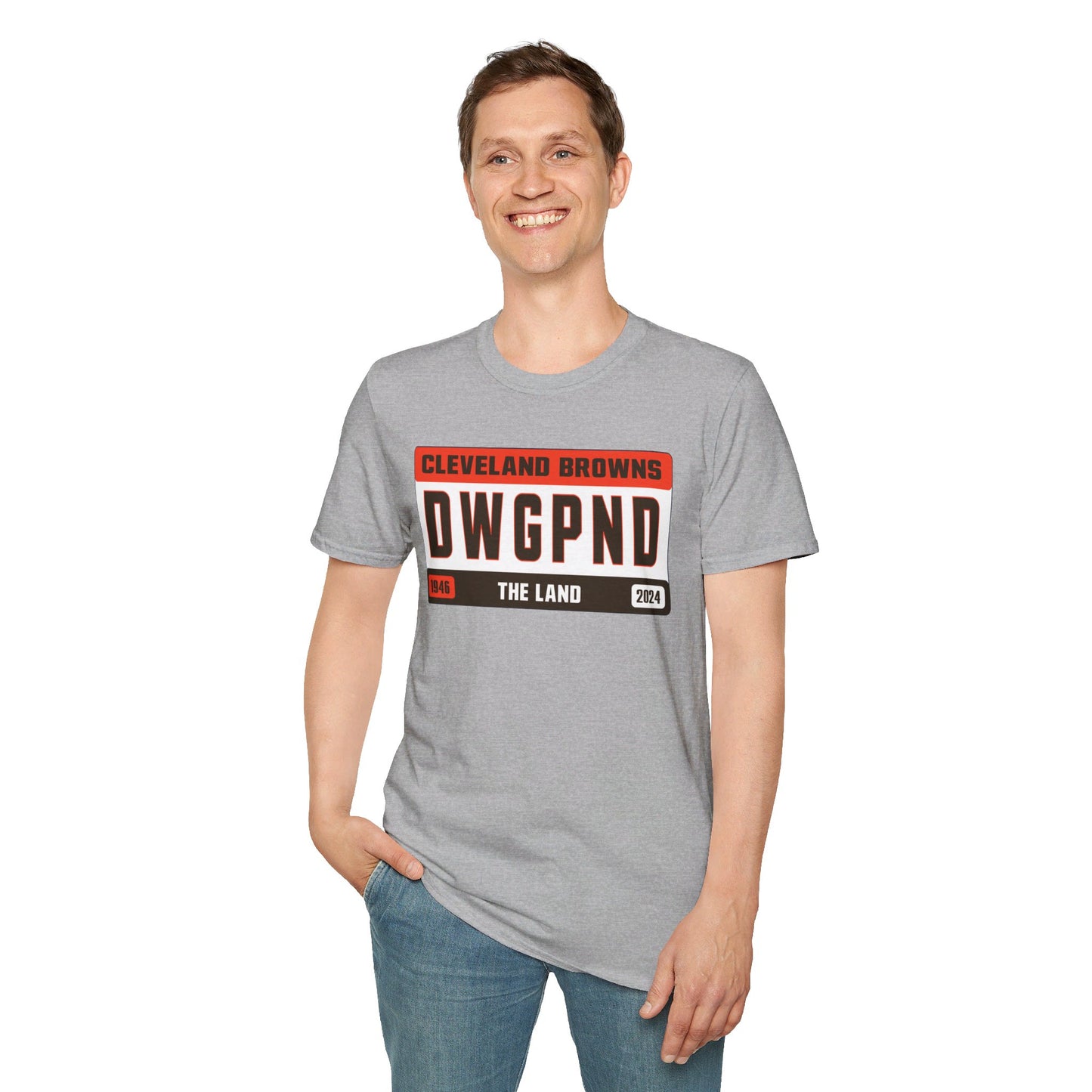 Cleveland Brown License Plate T-Shirt