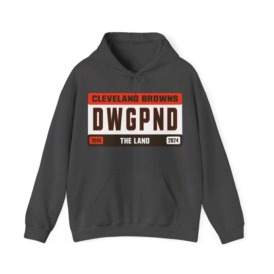 Cleveland Browns License Plate Hoodie