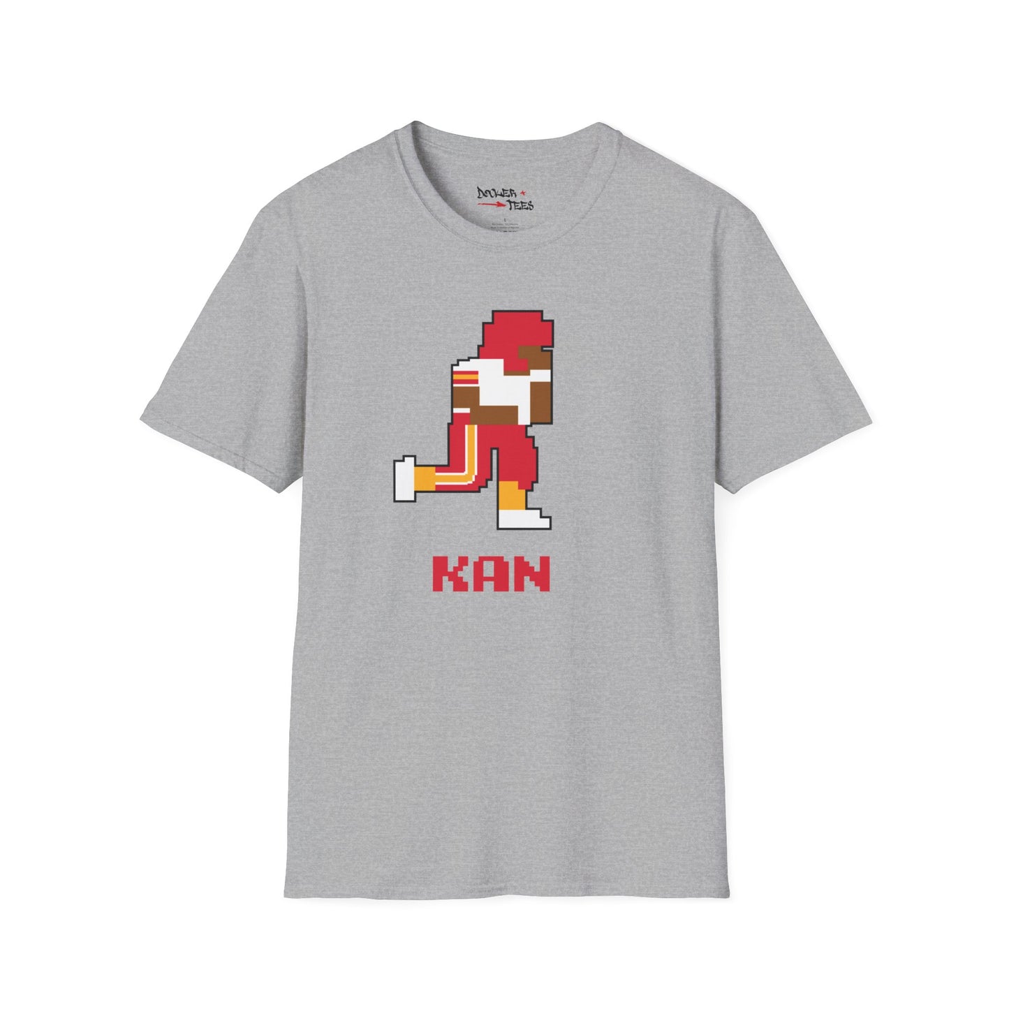 8-Bit Retro Kansas City Chiefs Unisex Softstyle T-Shirt