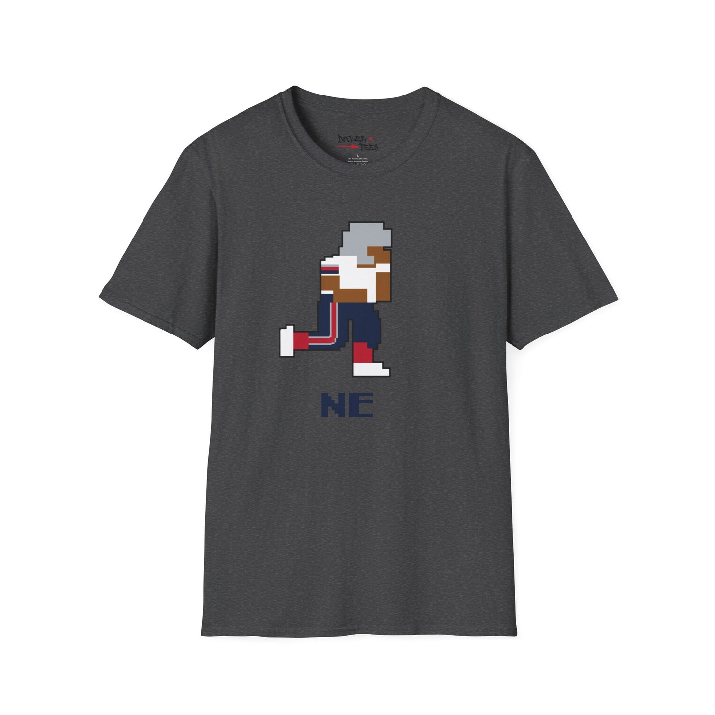 8-Bit Retro New England Patriots Unisex Softstyle T-Shirt